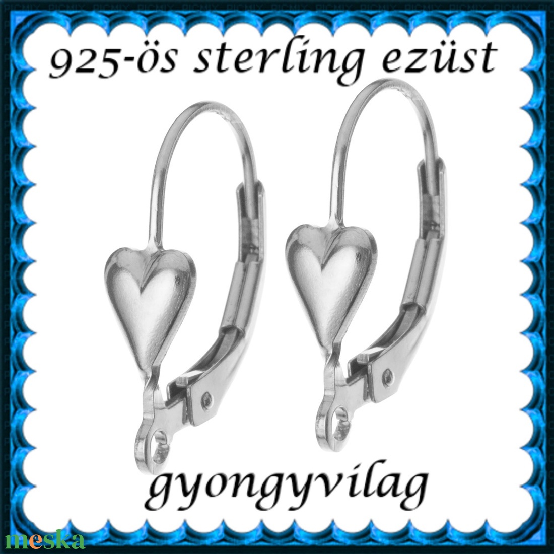 925-ös sterling ezüst ékszerkellék: fülbevalóalap biztonsági kapoccsal EFK K 38 - kellékek & szerszámok - gyöngyfűzés kellékek - egyéb alkatrész - Meska.hu 925-ös sterling ezüst ékszerkellék: fülbevalóalap biztonsági kapoccsal EFK K 38 - kellékek & szerszámok - gyöngyfűzés kellékek - egyéb alkatrész - Meska.hu