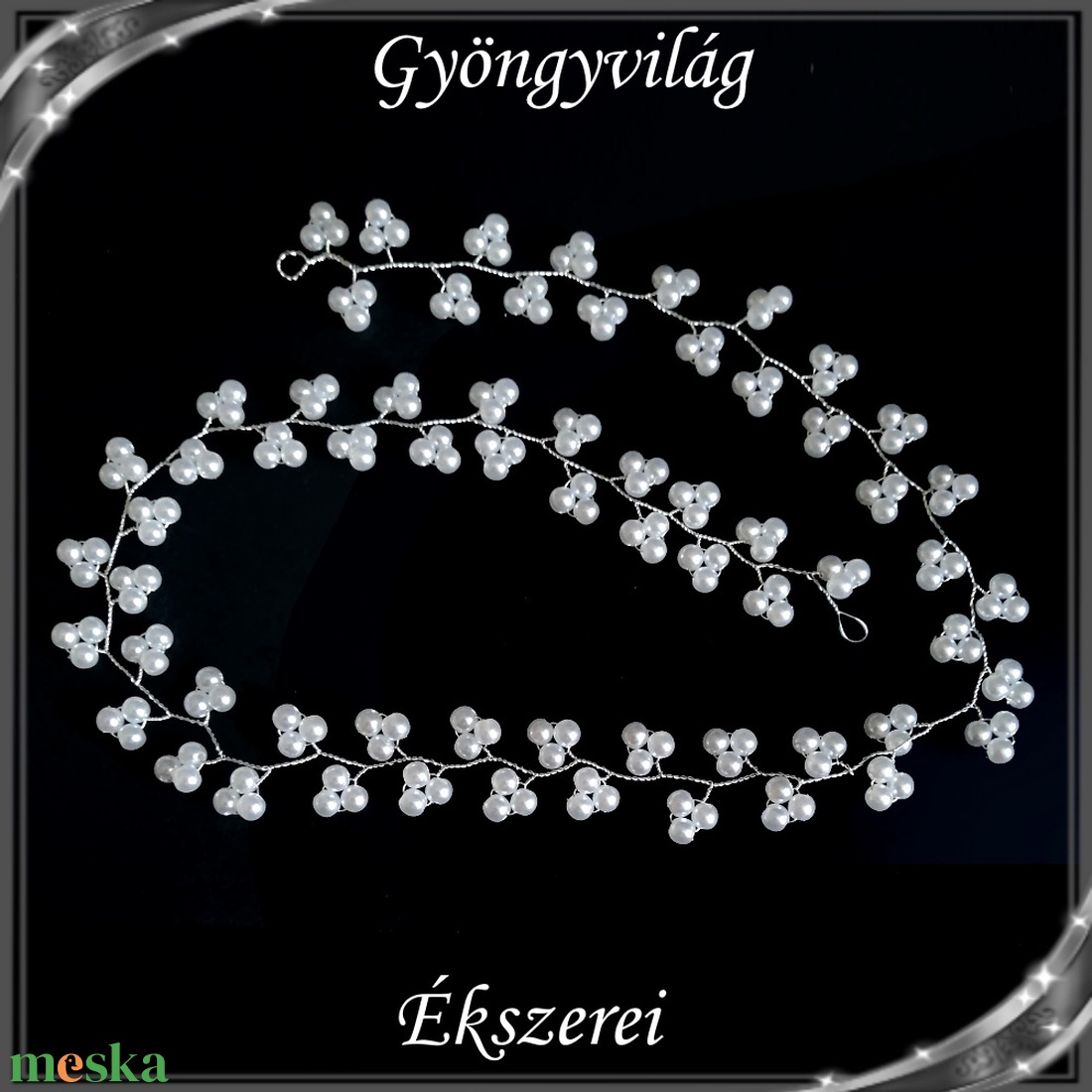 Ékszerek-hajdíszek, hajcsatok: Esküvői, menyasszonyi, alkalmi hajdísz S-H-FÜ18-60e - esküvő - hajdísz - kontydísz & hajdísz - Meska.hu Ékszerek-hajdíszek, hajcsatok: Esküvői, menyasszonyi, alkalmi hajdísz S-H-FÜ18-60e - esküvő - hajdísz - kontydísz & hajdísz - Meska.hu
