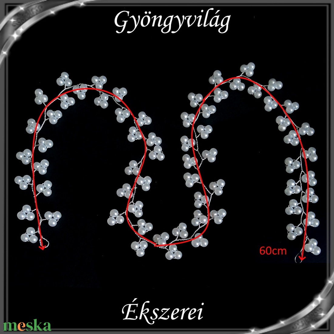 Ékszerek-hajdíszek, hajcsatok: Esküvői, menyasszonyi, alkalmi hajdísz S-H-FÜ18-60e - esküvő - hajdísz - kontydísz & hajdísz - Meska.hu Ékszerek-hajdíszek, hajcsatok: Esküvői, menyasszonyi, alkalmi hajdísz S-H-FÜ18-60e - esküvő - hajdísz - kontydísz & hajdísz - Meska.hu