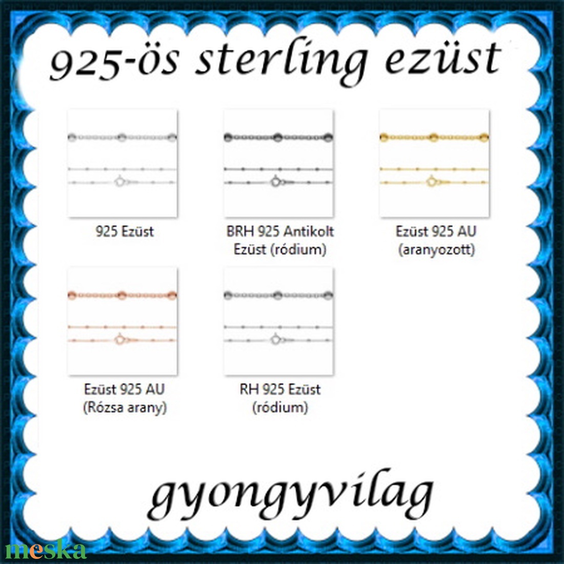 Ékszerek-karkötők: 925-ös sterling ezüst karkötő SSZkEÜK 08-21e - ékszer - nyaklánc - medál nélküli nyaklánc - Meska.hu Ékszerek-karkötők: 925-ös sterling ezüst karkötő SSZkEÜK 08-21e - ékszer - nyaklánc - medál nélküli nyaklánc - Meska.hu