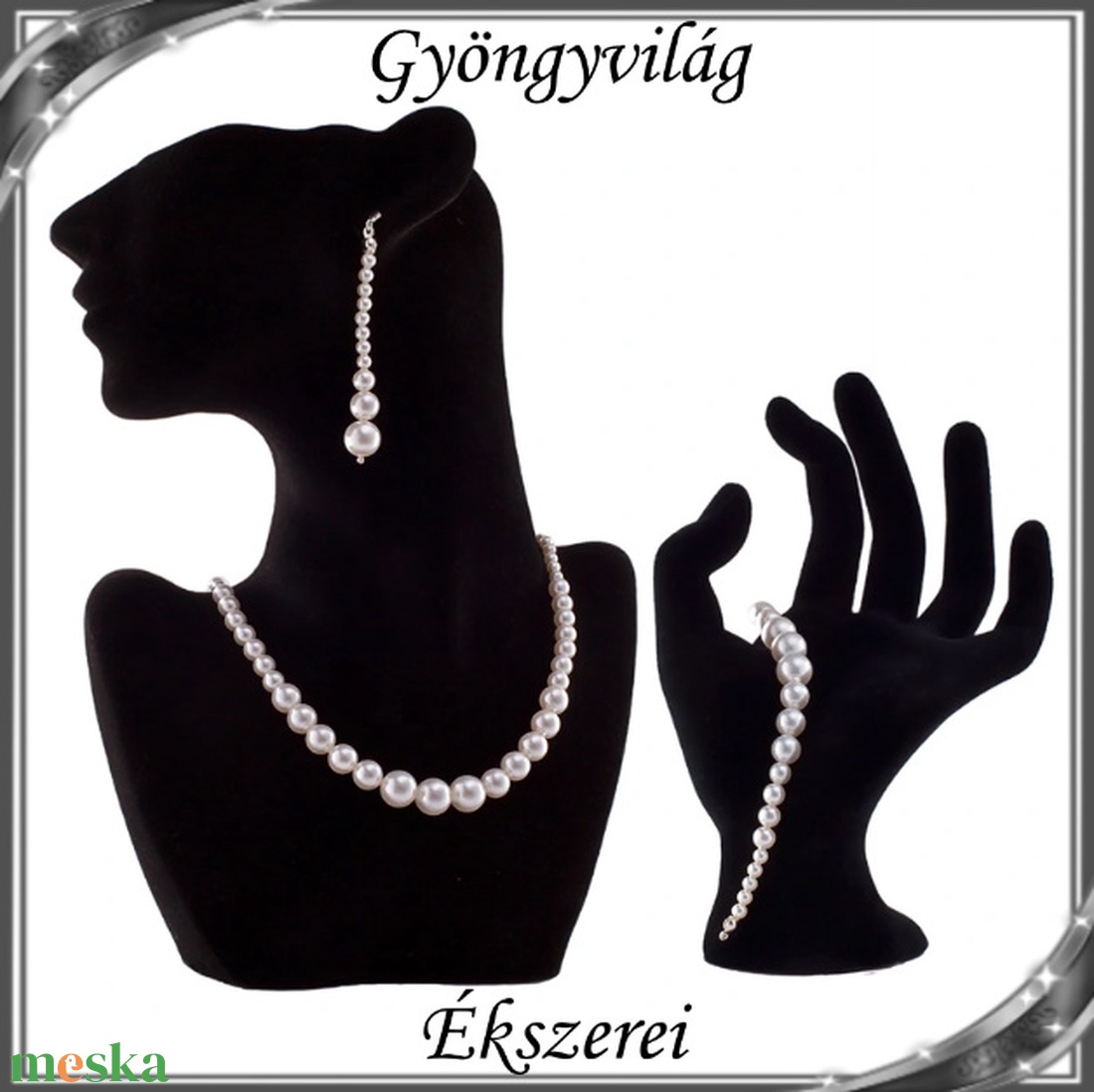Esküvői, menyasszonyi, alkalmi ékszer szett, swarovszki kristály SSZ-ESWPG 02-1 K - esküvő - ékszer - ékszerszett - Meska.hu Esküvői, menyasszonyi, alkalmi ékszer szett, swarovszki kristály SSZ-ESWPG 02-1 K - esküvő - ékszer - ékszerszett - Meska.hu
