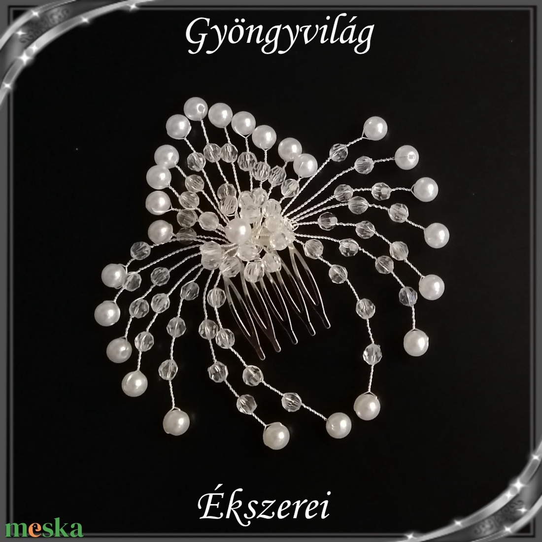 Ékszerek-hajdíszek, hajcsatok: Esküvői, menyasszonyi, alkalmi hajdísz S-H-FÉ06e - esküvő - hajdísz - fésűs hajdísz - Meska.hu Ékszerek-hajdíszek, hajcsatok: Esküvői, menyasszonyi, alkalmi hajdísz S-H-FÉ06e - esküvő - hajdísz - fésűs hajdísz - Meska.hu