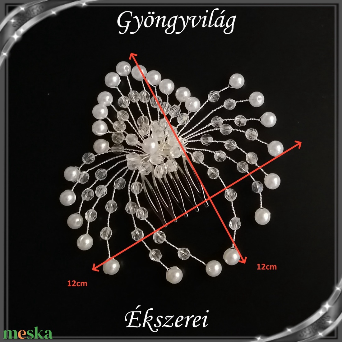 Ékszerek-hajdíszek, hajcsatok: Esküvői, menyasszonyi, alkalmi hajdísz S-H-FÉ06e - esküvő - hajdísz - fésűs hajdísz - Meska.hu Ékszerek-hajdíszek, hajcsatok: Esküvői, menyasszonyi, alkalmi hajdísz S-H-FÉ06e - esküvő - hajdísz - fésűs hajdísz - Meska.hu