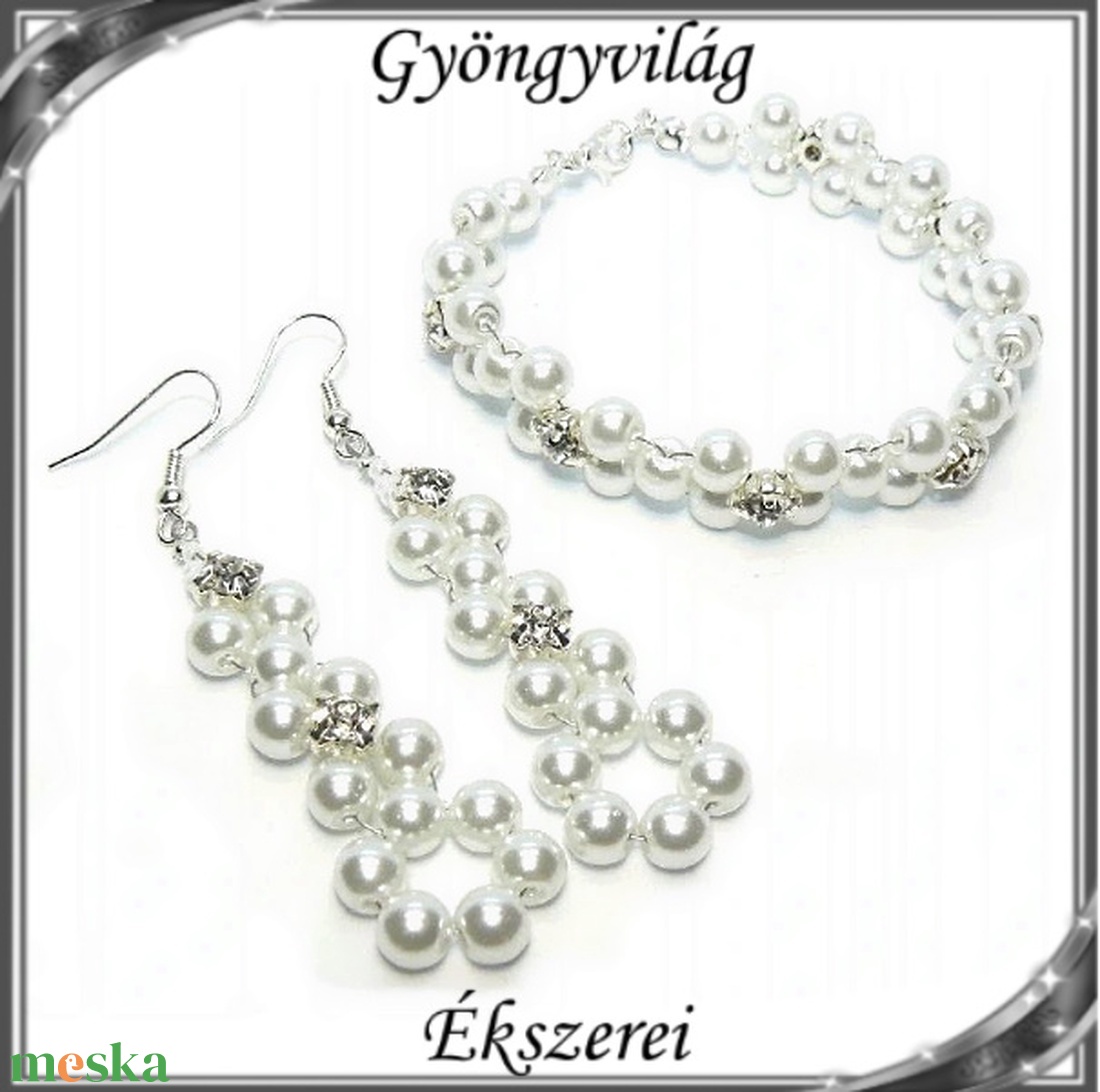 Esküvői, menyasszonyi, alkalmi ékszer szett, SSZEB-TE08 - esküvő - ékszer - ékszerszett - Meska.hu Esküvői, menyasszonyi, alkalmi ékszer szett, SSZEB-TE08 - esküvő - ékszer - ékszerszett - Meska.hu