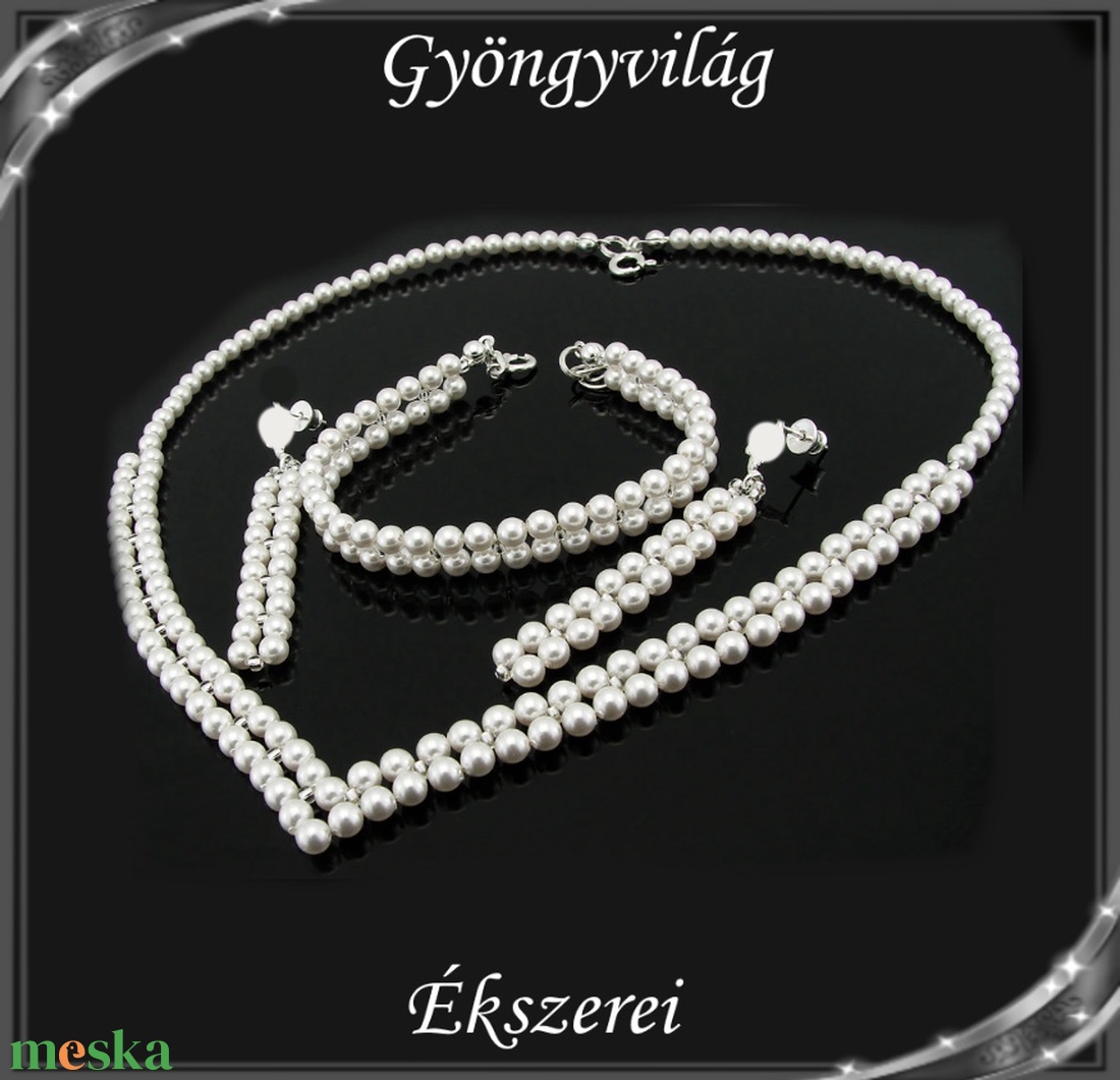 Esküvői, menyasszonyi, alkalmi ékszer szett, SSZEB-TE09 - esküvő - ékszer - ékszerszett - Meska.hu Esküvői, menyasszonyi, alkalmi ékszer szett, SSZEB-TE09 - esküvő - ékszer - ékszerszett - Meska.hu