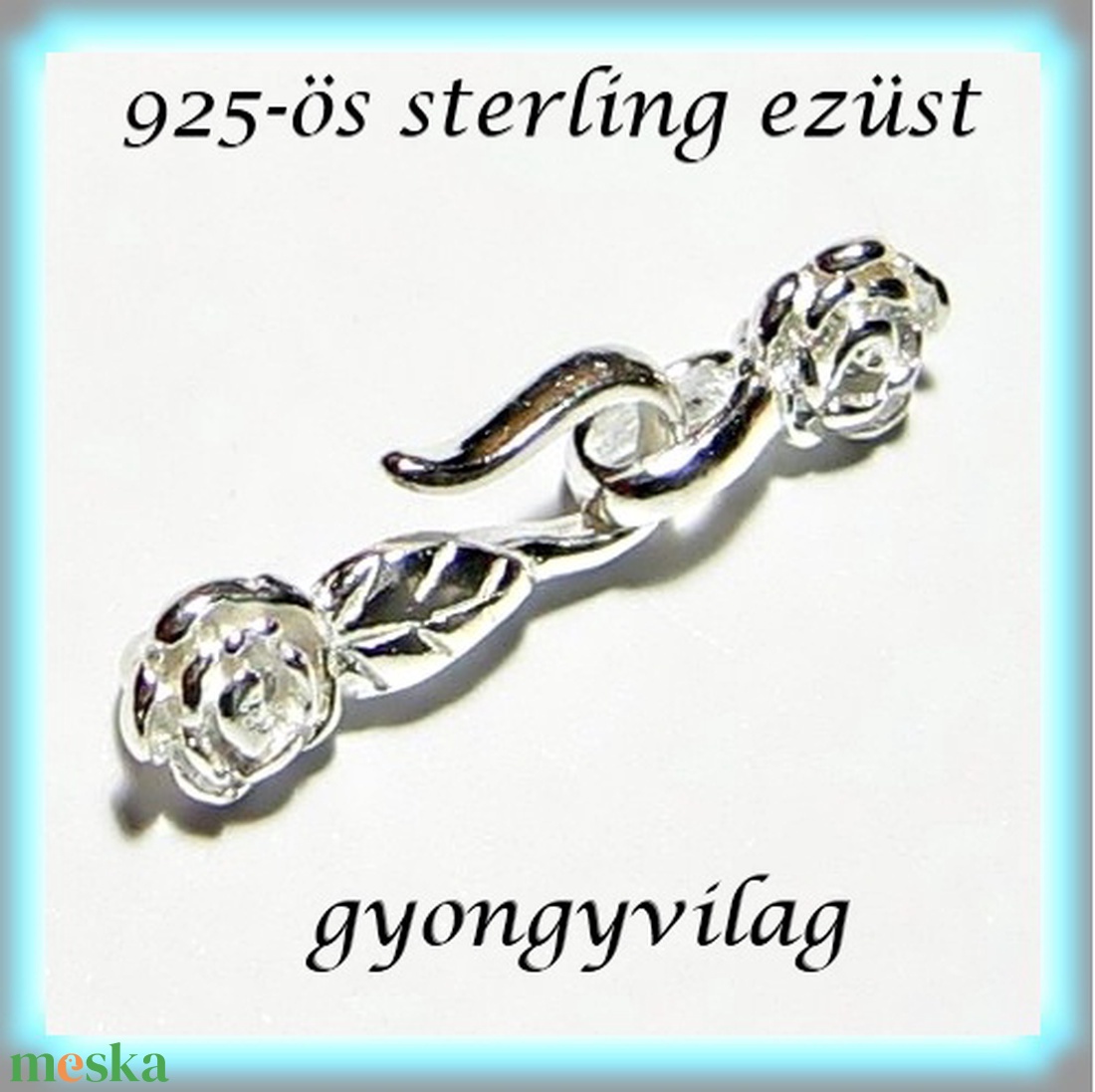 925-ös ezüst 1soros lánckapocs ELK 1S 01 - gyöngy, ékszerkellék - egyéb alkatrész - Meska.hu 925-ös ezüst 1soros lánckapocs ELK 1S 01 - gyöngy, ékszerkellék - egyéb alkatrész - Meska.hu