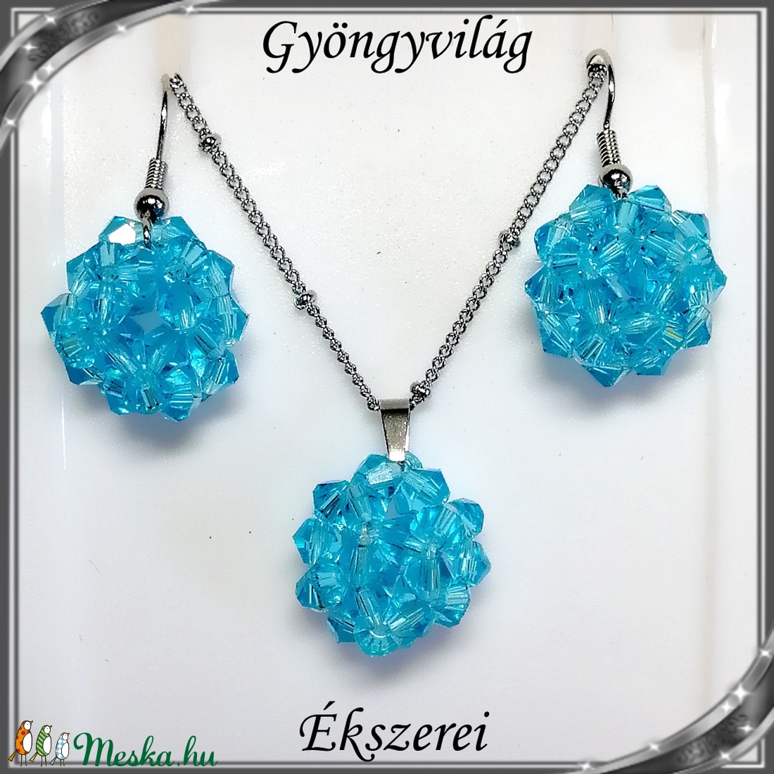 Ékszerek-szettek: kristály ékszer szett SSZNA-KGY01-07 aquamarin - ékszer - ékszerszett - Meska.hu Ékszerek-szettek: kristály ékszer szett SSZNA-KGY01-07 aquamarin - ékszer - ékszerszett - Meska.hu