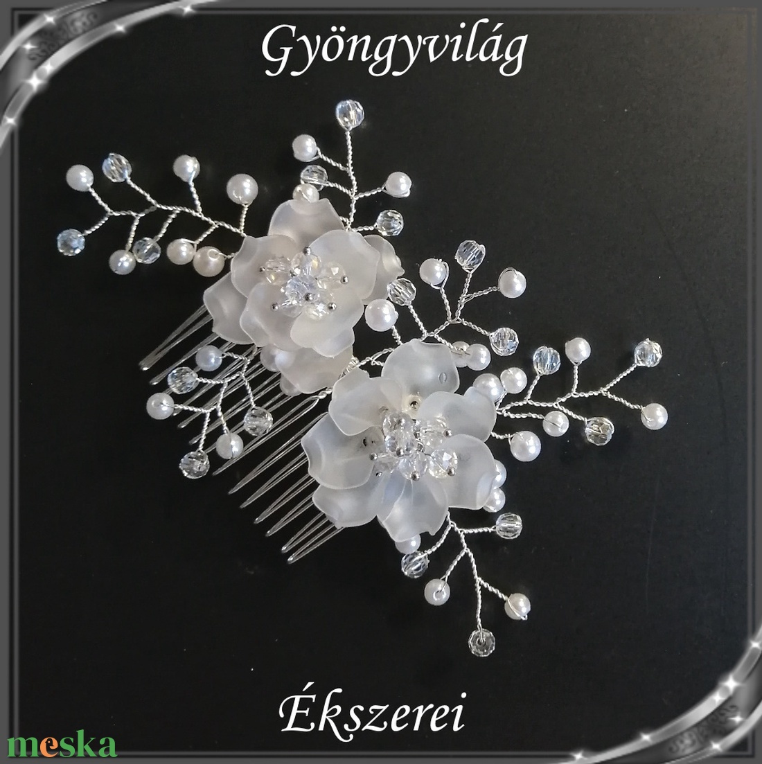 Ékszerek-hajdíszek, hajcsatok: Esküvői, menyasszonyi, alkalmi hajdísz S-H-FÉ12e - esküvő - hajdísz - fésűs hajdísz - Meska.hu Ékszerek-hajdíszek, hajcsatok: Esküvői, menyasszonyi, alkalmi hajdísz S-H-FÉ12e - esküvő - hajdísz - fésűs hajdísz - Meska.hu