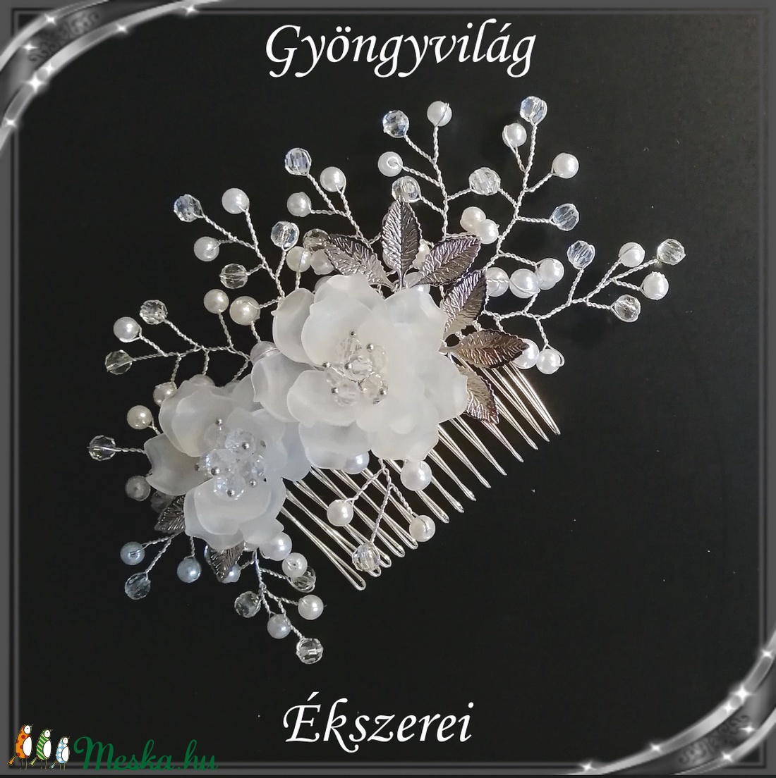 Ékszerek-hajdíszek, hajcsatok: Esküvői, menyasszonyi, alkalmi hajdísz S-H-FÉ15e - esküvő - hajdísz - fésűs hajdísz - Meska.hu Ékszerek-hajdíszek, hajcsatok: Esküvői, menyasszonyi, alkalmi hajdísz S-H-FÉ15e - esküvő - hajdísz - fésűs hajdísz - Meska.hu