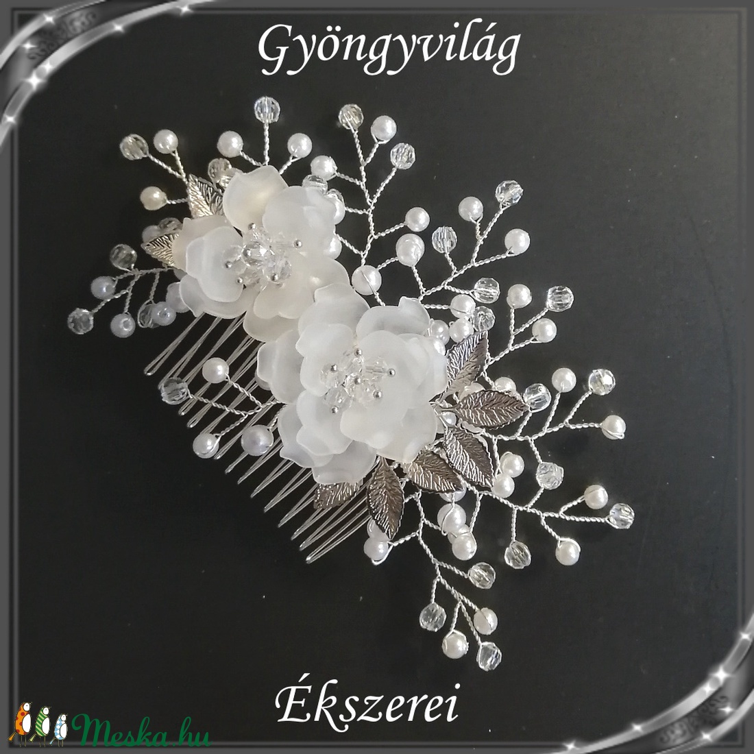 Ékszerek-hajdíszek, hajcsatok: Esküvői, menyasszonyi, alkalmi hajdísz S-H-FÉ15e - esküvő - hajdísz - fésűs hajdísz - Meska.hu Ékszerek-hajdíszek, hajcsatok: Esküvői, menyasszonyi, alkalmi hajdísz S-H-FÉ15e - esküvő - hajdísz - fésűs hajdísz - Meska.hu