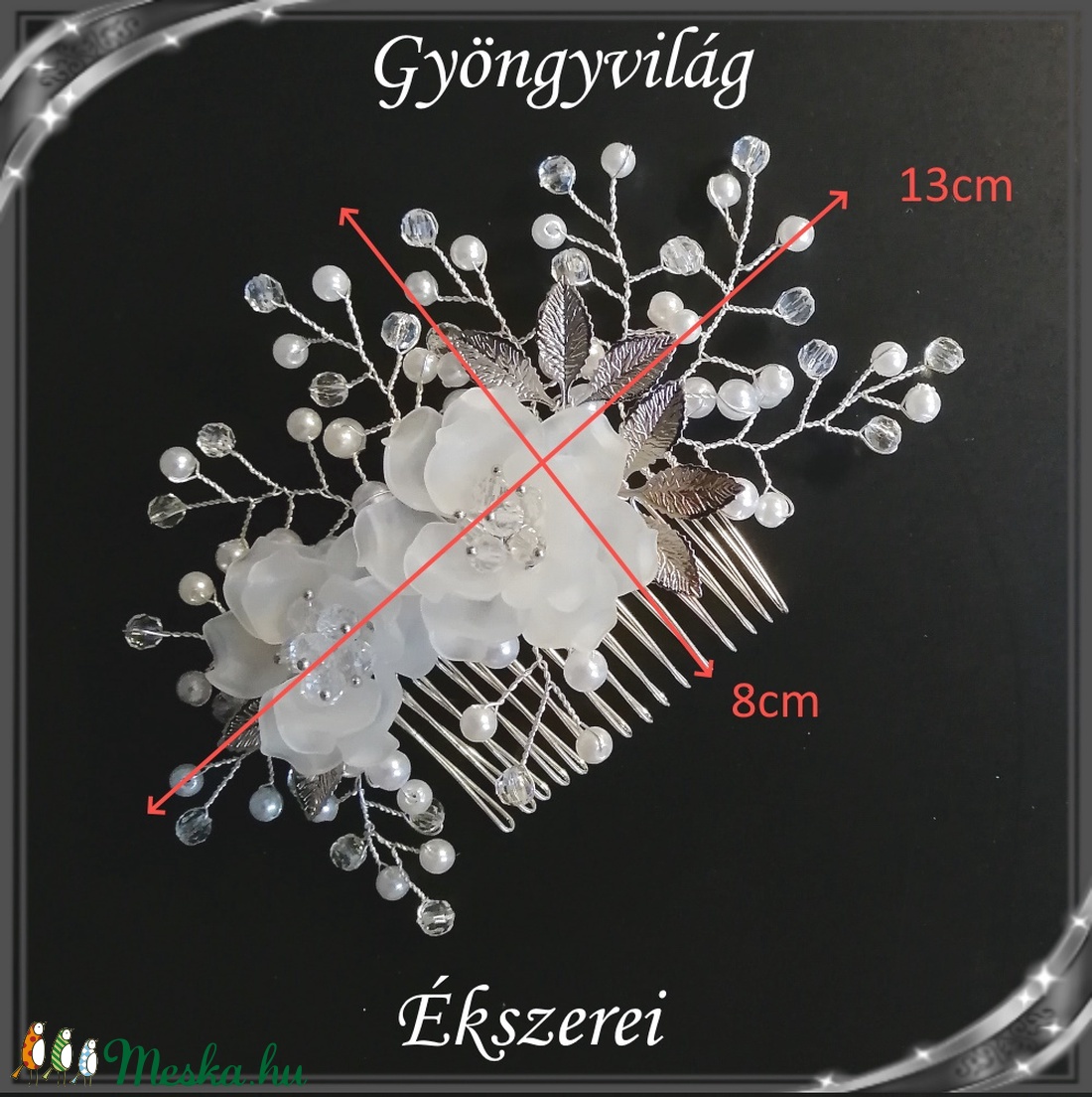Ékszerek-hajdíszek, hajcsatok: Esküvői, menyasszonyi, alkalmi hajdísz S-H-FÉ15e - esküvő - hajdísz - fésűs hajdísz - Meska.hu Ékszerek-hajdíszek, hajcsatok: Esküvői, menyasszonyi, alkalmi hajdísz S-H-FÉ15e - esküvő - hajdísz - fésűs hajdísz - Meska.hu