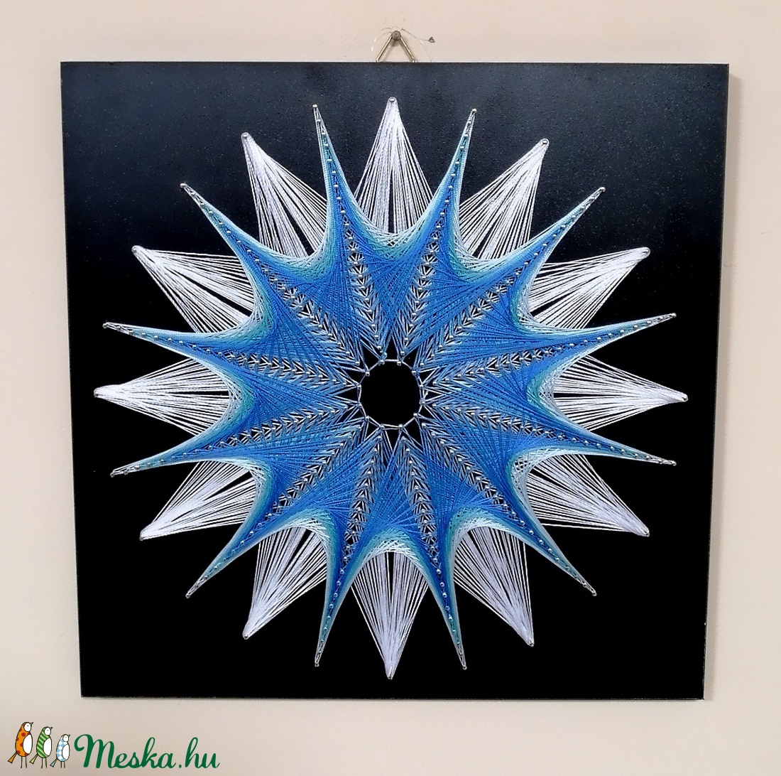 String Art/Fonalgrafika/Mandala: Fali kép K01-02-40X40 - otthon & életmód - dekoráció - Meska.hu