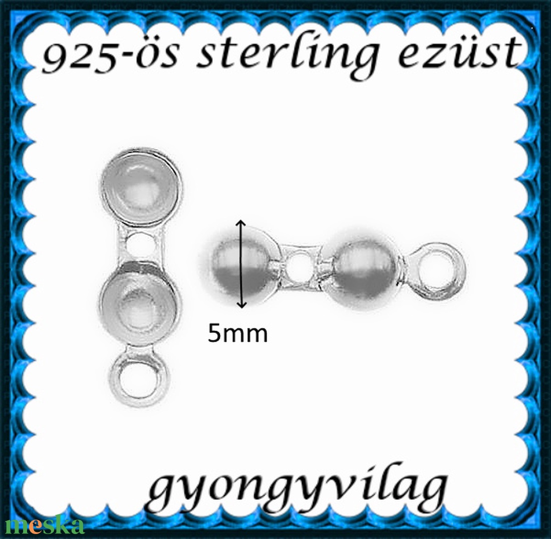 925-ös sterling ezüst ékszerkellék: csomótakaró ECST 06-5e - gyöngy, ékszerkellék - egyéb alkatrész - Meska.hu 925-ös sterling ezüst ékszerkellék: csomótakaró ECST 06-5e - gyöngy, ékszerkellék - egyéb alkatrész - Meska.hu
