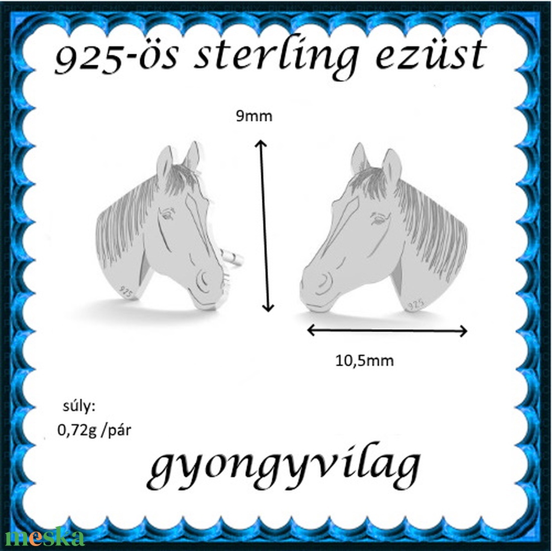 925-ös sterling ezüst ékszerek: fülbevaló EF06 - ékszer - fülbevaló - pötty fülbevaló - Meska.hu 925-ös sterling ezüst ékszerek: fülbevaló EF06 - ékszer - fülbevaló - pötty fülbevaló - Meska.hu
