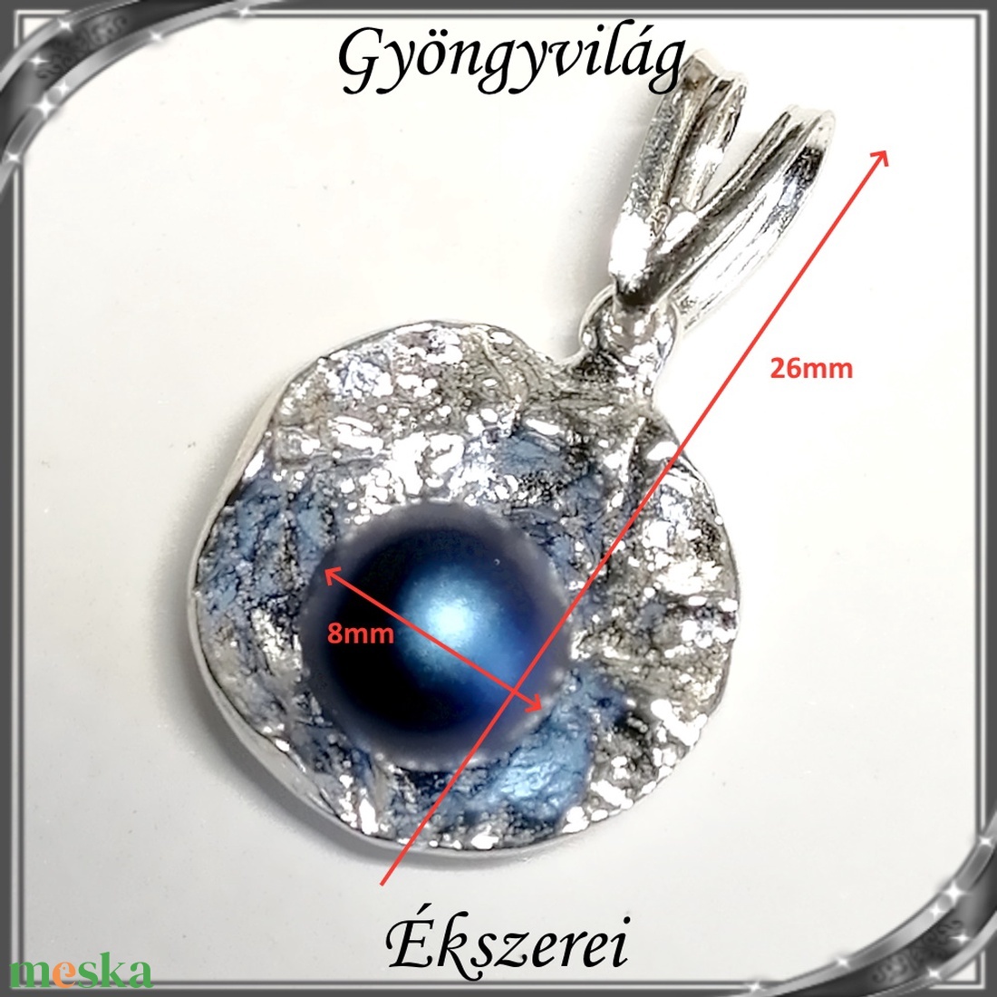 Ékszerek-medálok: 925-ös sterling ezüst, bevizsgált medál SME-SW5818-04-1 - ékszer - nyaklánc - medál - Meska.hu