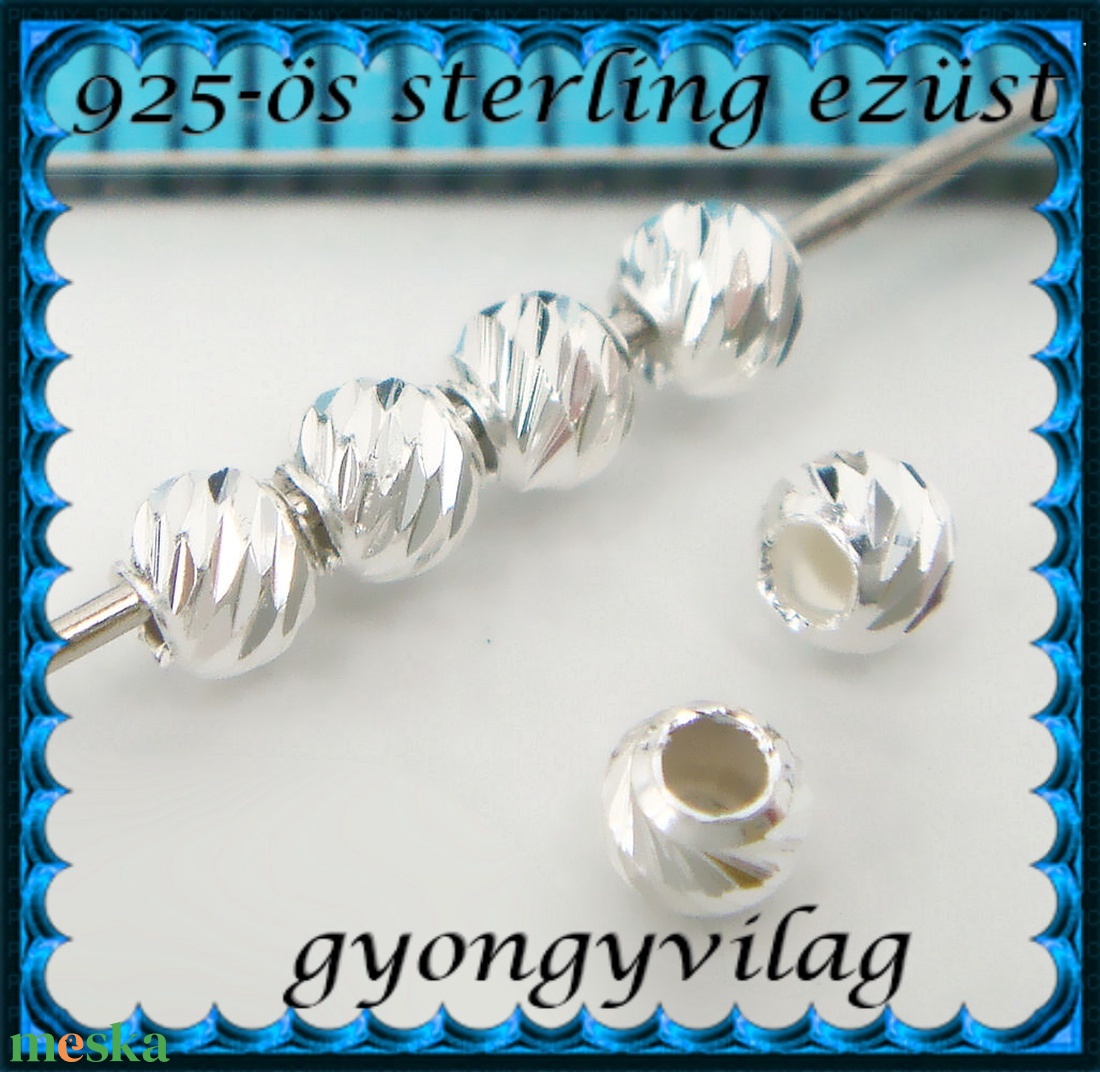 925-ös sterling ezüst ékszerkellék: köztes/gyöngy/díszitőelem EKÖ 100-2,5 4db/csomag - kellékek & szerszámok - gyöngyfűzés kellékek - egyéb alkatrész - Meska.hu 925-ös sterling ezüst ékszerkellék: köztes/gyöngy/díszitőelem EKÖ 100-2,5 4db/csomag - kellékek & szerszámok - gyöngyfűzés kellékek - egyéb alkatrész - Meska.hu