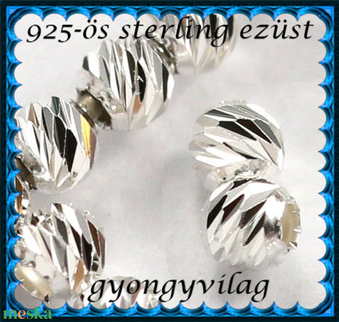 925-ös sterling ezüst ékszerkellék: köztes/gyöngy/díszitőelem EKÖ 101-2 5db/csomag - kellékek & szerszámok - gyöngyfűzés kellékek - egyéb alkatrész - Meska.hu 925-ös sterling ezüst ékszerkellék: köztes/gyöngy/díszitőelem EKÖ 101-2 5db/csomag - kellékek & szerszámok - gyöngyfűzés kellékek - egyéb alkatrész - Meska.hu