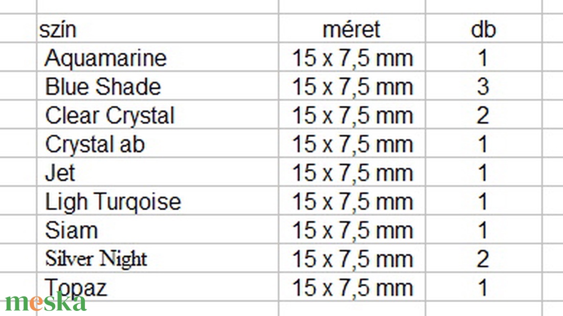Swarovski kristály medál: csepp SW6000-15 - kellékek & szerszámok - gyöngyfűzés kellékek - swarovski kristályok - Meska.hu Swarovski kristály medál: csepp SW6000-15 - kellékek & szerszámok - gyöngyfűzés kellékek - swarovski kristályok - Meska.hu
