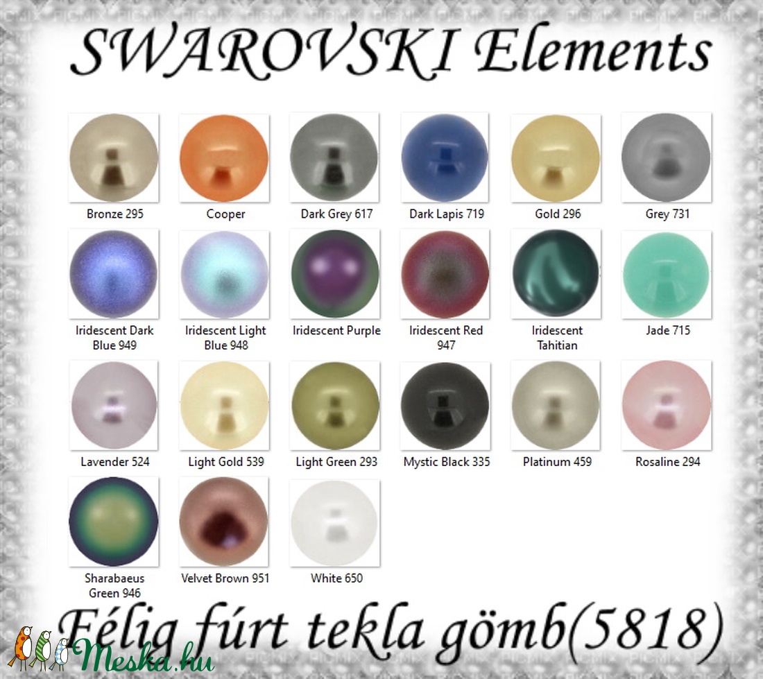 Swarovski kristály medál: gömb félig fúrt 8mm-es több színben SW5818-8 - gyöngy, ékszerkellék - swarovski kristályok - Meska.hu Swarovski kristály medál: gömb félig fúrt 8mm-es több színben SW5818-8 - gyöngy, ékszerkellék - swarovski kristályok - Meska.hu