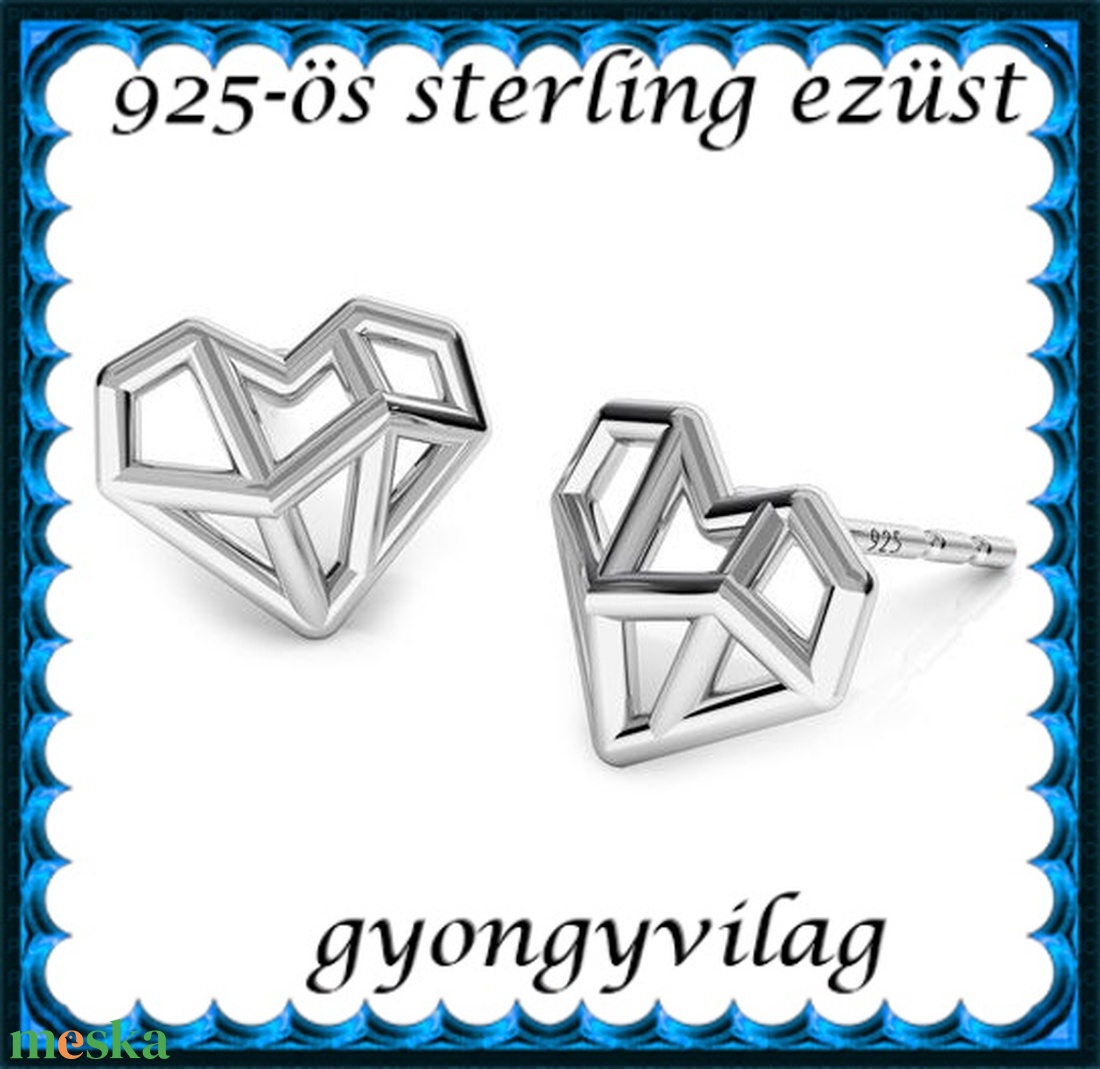 925-ös sterling ezüst ékszerek: fülbevaló EF16 - ékszer - fülbevaló - pötty fülbevaló - Meska.hu 925-ös sterling ezüst ékszerek: fülbevaló EF16 - ékszer - fülbevaló - pötty fülbevaló - Meska.hu