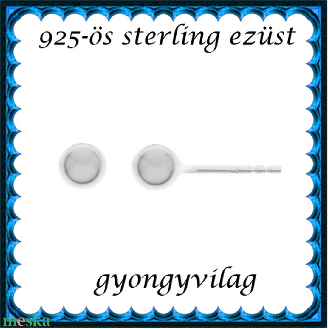 925-ös sterling ezüst ékszerek: fülbevaló EF17 - ékszer - fülbevaló - pötty fülbevaló - Meska.hu 925-ös sterling ezüst ékszerek: fülbevaló EF17 - ékszer - fülbevaló - pötty fülbevaló - Meska.hu