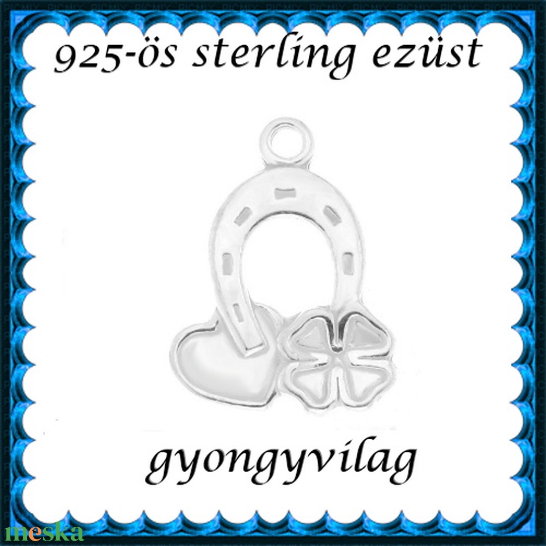 925-ös sterling ezüst ékszerkellék: medál / pandora / fityegő EMTÉ 28 - kellékek & szerszámok - gyöngyfűzés kellékek - cabochon - Meska.hu 925-ös sterling ezüst ékszerkellék: medál / pandora / fityegő EMTÉ 28 - kellékek & szerszámok - gyöngyfűzés kellékek - cabochon - Meska.hu