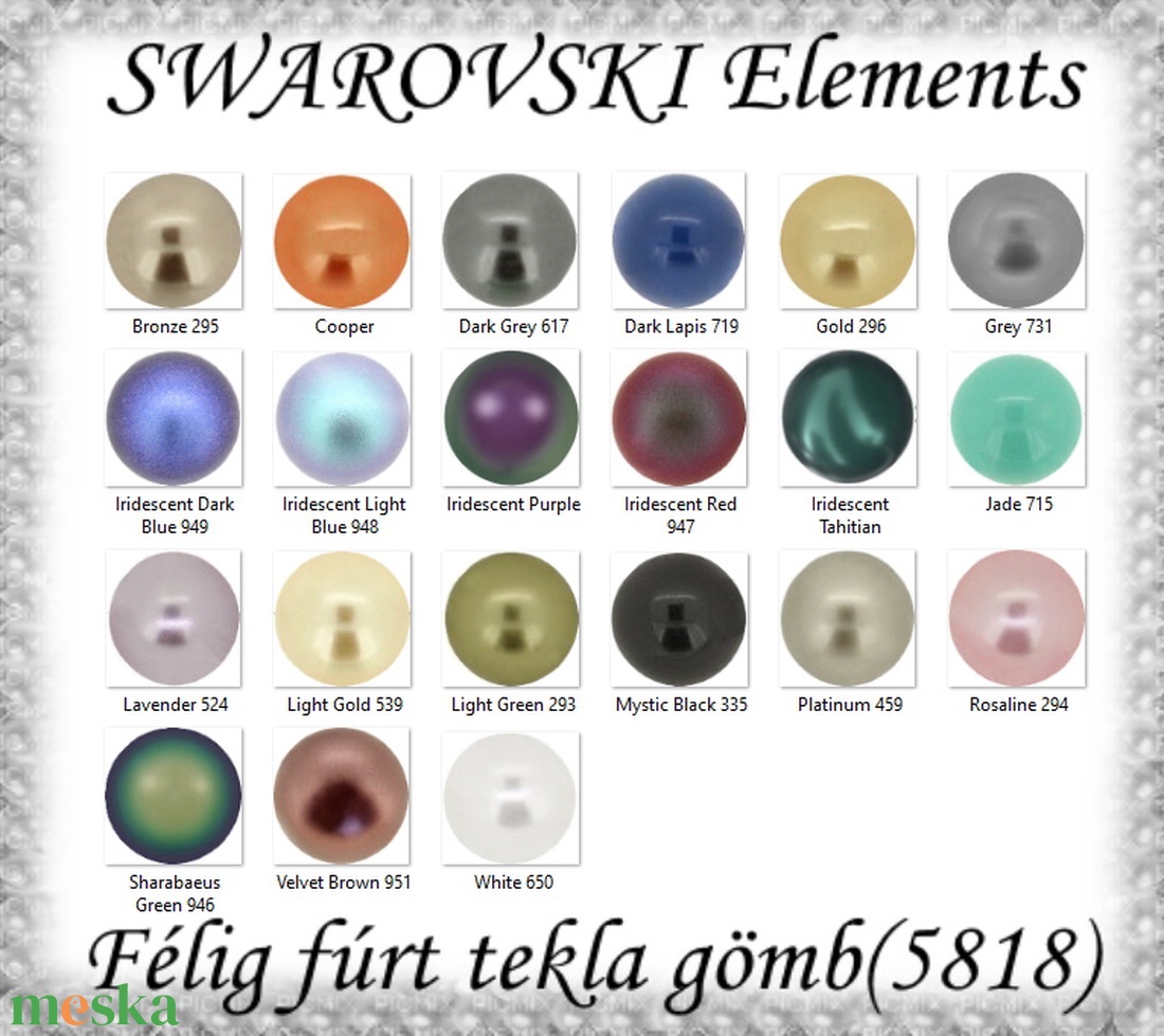 Ékszerek-fülbevalók: Swarovski félig fúrt gömb s925-ös ezüst SF-S925-SW06 S925-fk03--sw5818 - ékszer - fülbevaló - lógó fülbevaló - Meska.hu Ékszerek-fülbevalók: Swarovski félig fúrt gömb s925-ös ezüst SF-S925-SW06 S925-fk03--sw5818 - ékszer - fülbevaló - lógó fülbevaló - Meska.hu