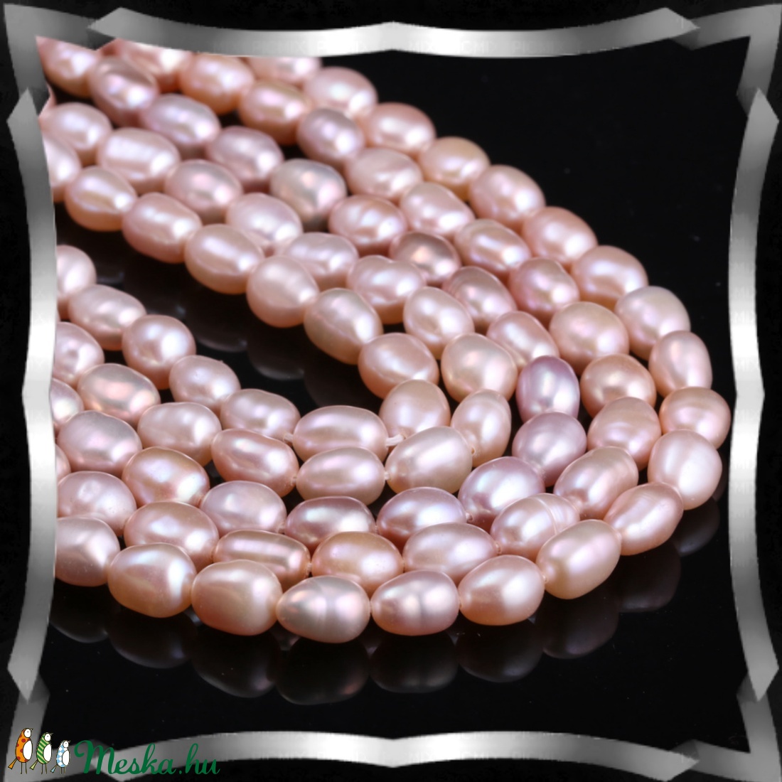 Gyöngyök: igazgyöngy/fűzér GYI-90 7,5x5,5mm mauve - kellékek & szerszámok - gyöngyfűzés kellékek - igazgyöngy - Meska.hu Gyöngyök: igazgyöngy/fűzér GYI-90 7,5x5,5mm mauve - kellékek & szerszámok - gyöngyfűzés kellékek - igazgyöngy - Meska.hu