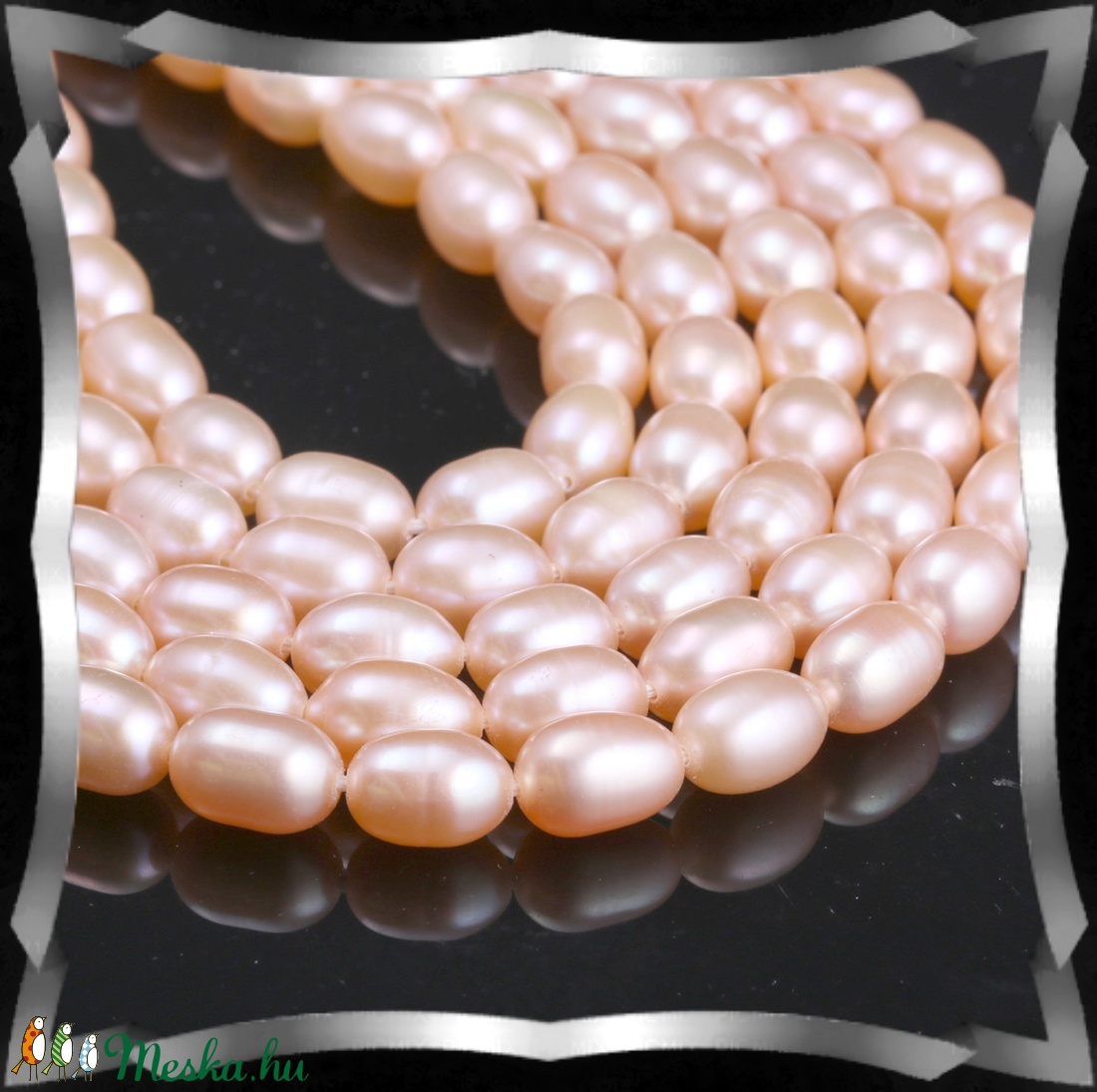 Gyöngyök: igazgyöngy/fűzér GYI-91 8x6,5mm barack - kellékek & szerszámok - gyöngyfűzés kellékek - igazgyöngy - Meska.hu Gyöngyök: igazgyöngy/fűzér GYI-91 8x6,5mm barack - kellékek & szerszámok - gyöngyfűzés kellékek - igazgyöngy - Meska.hu
