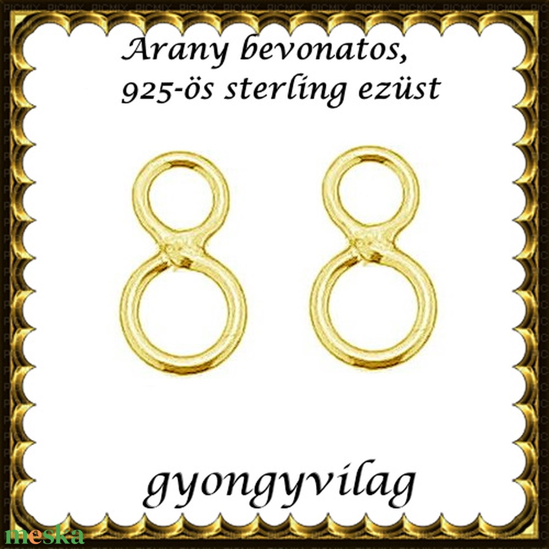 925-ös ezüst kapocs vég ELK KV 08 3-4g 2db/csomag - kellékek & szerszámok - gyöngyfűzés kellékek - egyéb alkatrész - Meska.hu 925-ös ezüst kapocs vég ELK KV 08 3-4g 2db/csomag - kellékek & szerszámok - gyöngyfűzés kellékek - egyéb alkatrész - Meska.hu