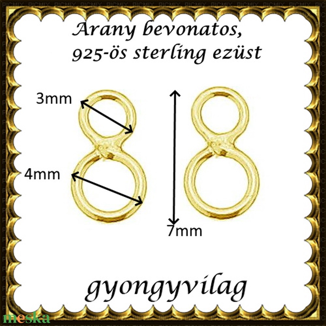 925-ös ezüst kapocs vég ELK KV 08 3-4g 2db/csomag - kellékek & szerszámok - gyöngyfűzés kellékek - egyéb alkatrész - Meska.hu 925-ös ezüst kapocs vég ELK KV 08 3-4g 2db/csomag - kellékek & szerszámok - gyöngyfűzés kellékek - egyéb alkatrész - Meska.hu