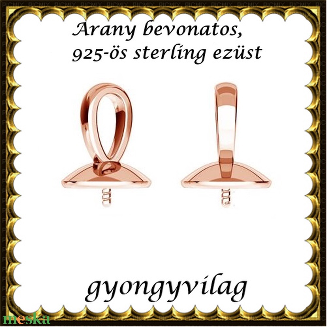 925-ös sterling ezüst ékszerkellék: medáltartó, medálkapocs EMK 68rg - kellékek & szerszámok - ékszerkellék - medáltartó, medálkapocs - Meska.hu 925-ös sterling ezüst ékszerkellék: medáltartó, medálkapocs EMK 68rg - kellékek & szerszámok - ékszerkellék - medáltartó, medálkapocs - Meska.hu