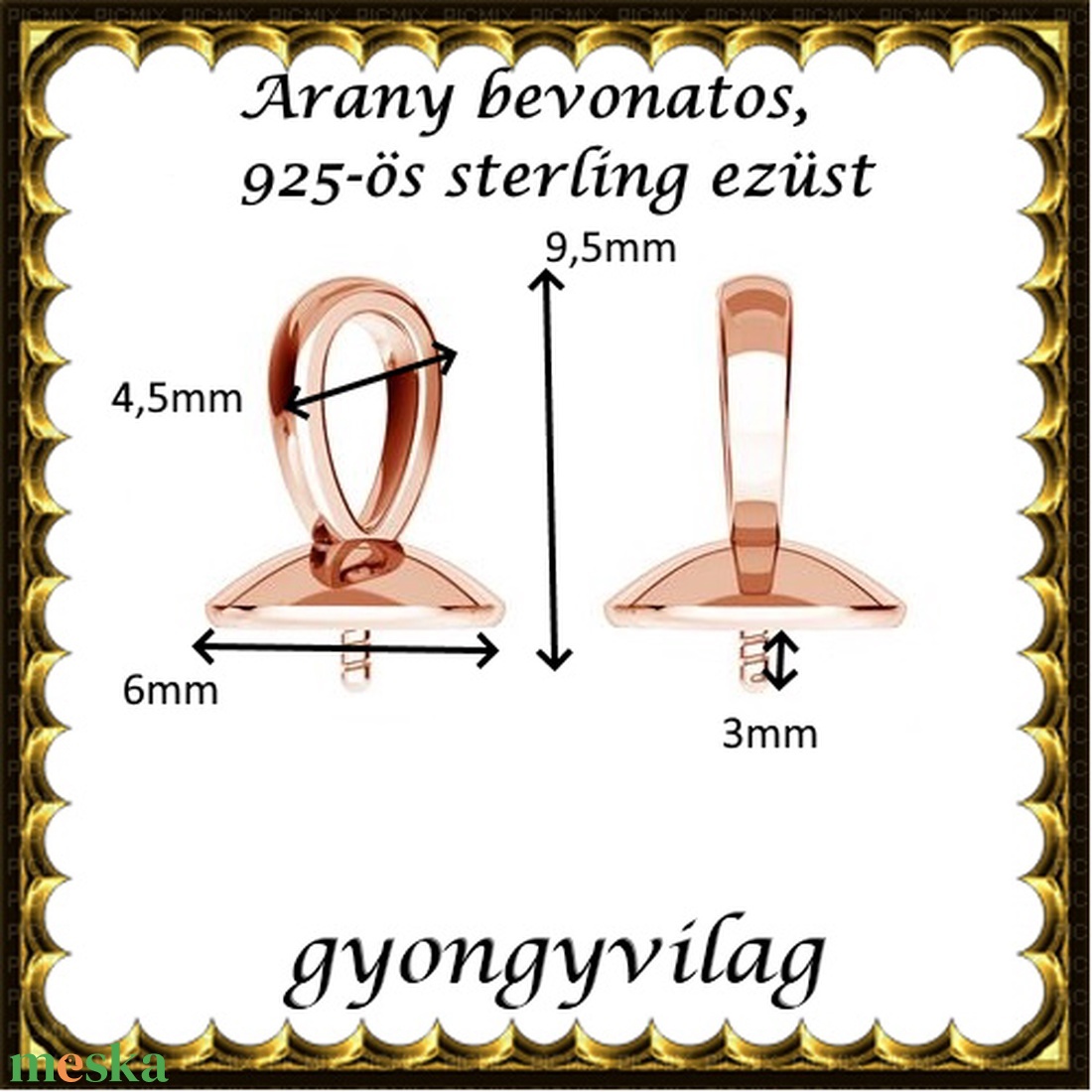 925-ös sterling ezüst ékszerkellék: medáltartó, medálkapocs EMK 68rg - kellékek & szerszámok - ékszerkellék - medáltartó, medálkapocs - Meska.hu 925-ös sterling ezüst ékszerkellék: medáltartó, medálkapocs EMK 68rg - kellékek & szerszámok - ékszerkellék - medáltartó, medálkapocs - Meska.hu