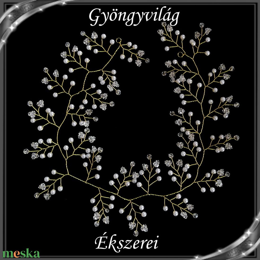 Ékszerek-hajdíszek, hajcsatok: Esküvői, menyasszonyi, alkalmi hajdísz S-H-FÜ05-02-60a - esküvő - hajdísz - kontydísz & hajdísz - Meska.hu Ékszerek-hajdíszek, hajcsatok: Esküvői, menyasszonyi, alkalmi hajdísz S-H-FÜ05-02-60a - esküvő - hajdísz - kontydísz & hajdísz - Meska.hu