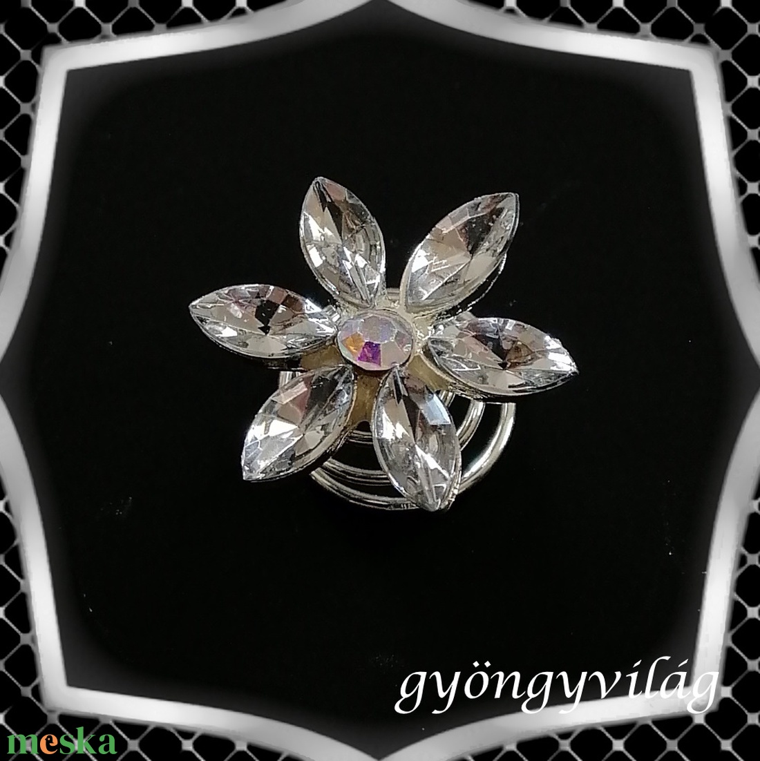 Ékszerek-hajdíszek, hajcsatok: Esküvői, menyasszonyi, alkalmi hajdísz ES-H-SP08 6db/csomag - esküvő - hajdísz - kontydísz & hajdísz - Meska.hu