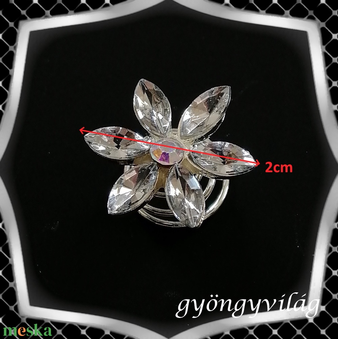 Ékszerek-hajdíszek, hajcsatok: Esküvői, menyasszonyi, alkalmi hajdísz ES-H-SP08 6db/csomag - esküvő - hajdísz - kontydísz & hajdísz - Meska.hu