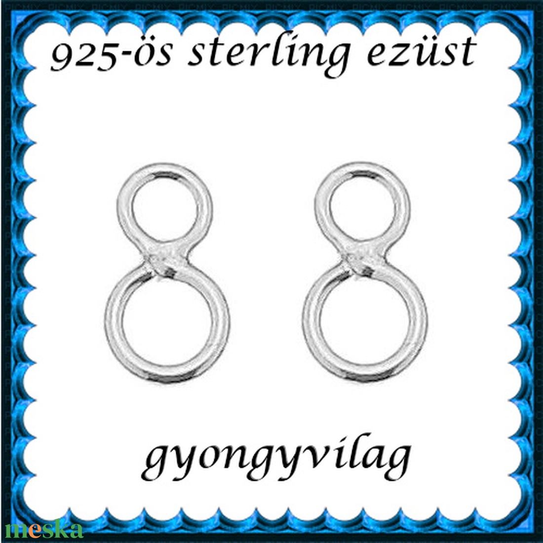 925-ös ezüst kapocs vég ELK KV 08 - gyöngy, ékszerkellék - egyéb alkatrész - Meska.hu 925-ös ezüst kapocs vég ELK KV 08 - gyöngy, ékszerkellék - egyéb alkatrész - Meska.hu
