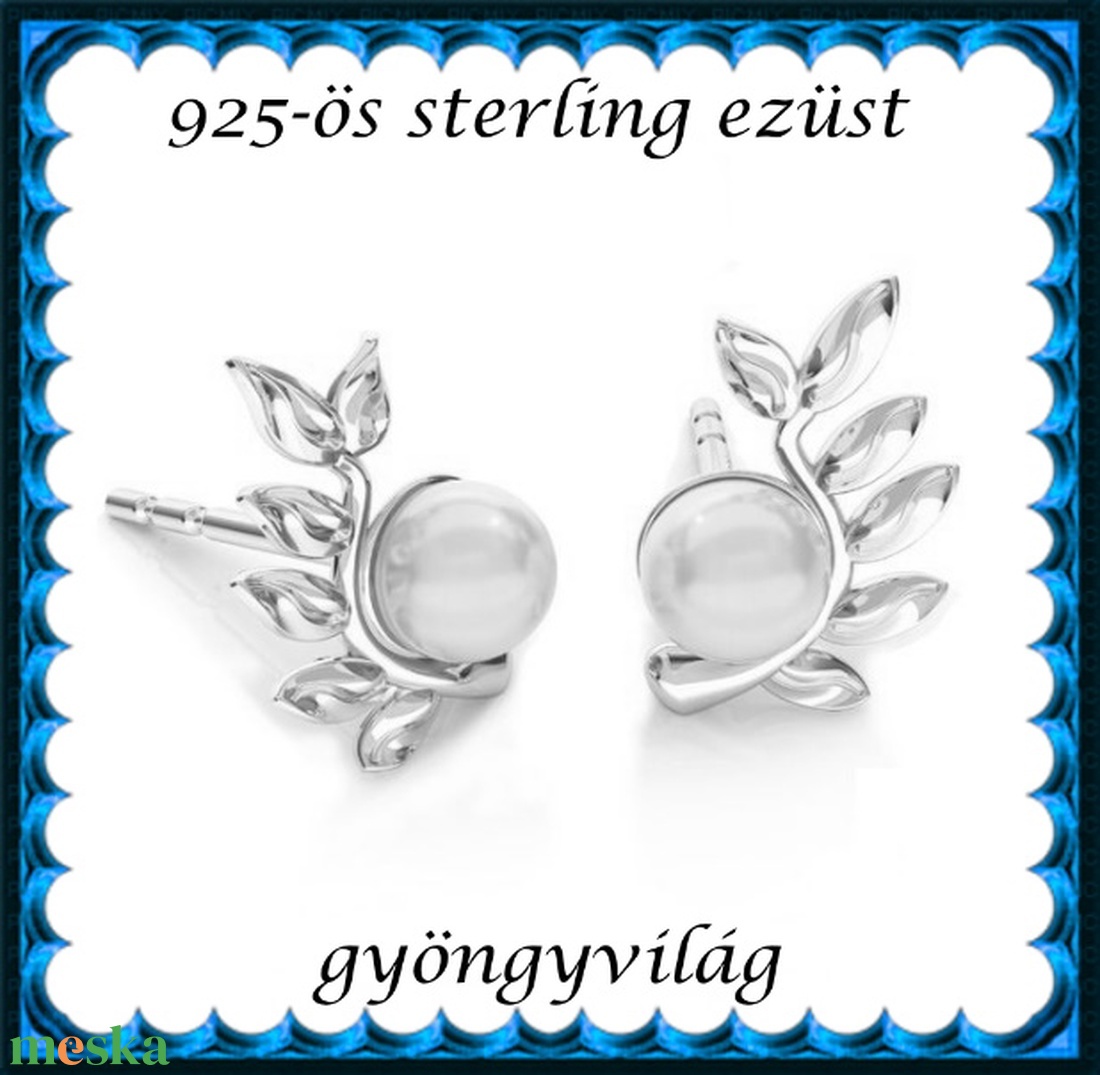 925-ös sterling ezüst ékszerkellék: fülbevaló kapocs, bedugós EFK B 58e - kellékek & szerszámok - ékszerkellék - fülbevaló kapocs - Meska.hu 925-ös sterling ezüst ékszerkellék: fülbevaló kapocs, bedugós EFK B 58e - kellékek & szerszámok - ékszerkellék - fülbevaló kapocs - Meska.hu