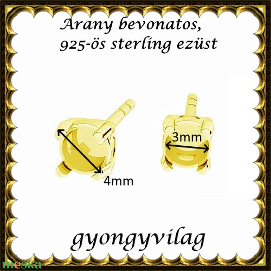 925-ös sterling ezüst ékszerkellék: fülbevaló kapocs, bedugós EFK B 60-3g - kellékek & szerszámok - ékszerkellék - fülbevaló kapocs - Meska.hu 925-ös sterling ezüst ékszerkellék: fülbevaló kapocs, bedugós EFK B 60-3g - kellékek & szerszámok - ékszerkellék - fülbevaló kapocs - Meska.hu