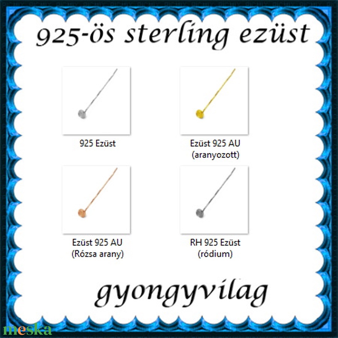 925-ös sterling ezüst ékszerkellék: fülbevaló kapocs, bedugós, füllánc EFK BFL 08-6e - kellékek & szerszámok - ékszerkellék - fülbevaló kapocs - Meska.hu 925-ös sterling ezüst ékszerkellék: fülbevaló kapocs, bedugós, füllánc EFK BFL 08-6e - kellékek & szerszámok - ékszerkellék - fülbevaló kapocs - Meska.hu