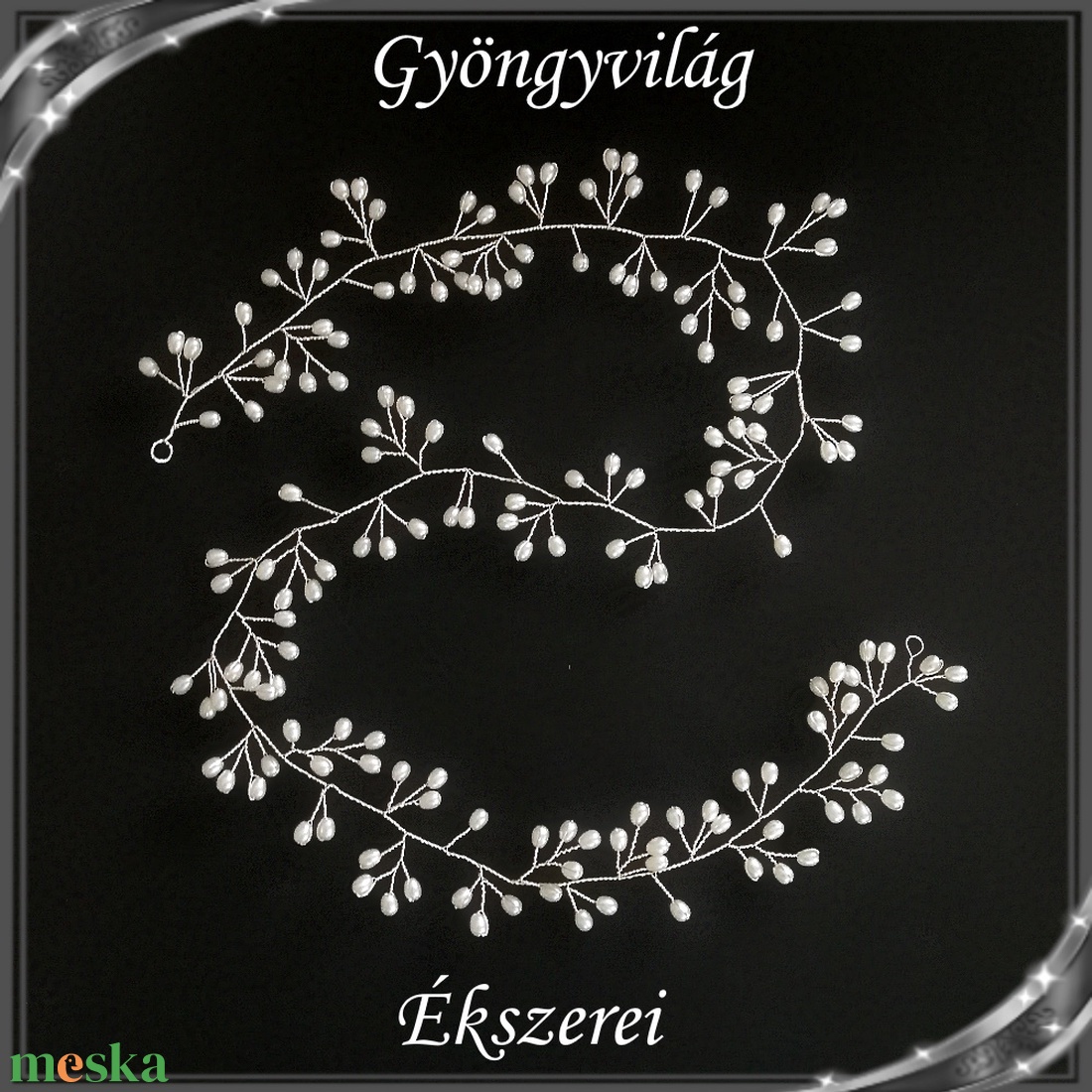 Ékszerek-hajdíszek, hajcsatok: Esküvői, menyasszonyi, alkalmi hajdísz S-H-FÜ04-80e - esküvő - hajdísz - kontydísz & hajdísz - Meska.hu Ékszerek-hajdíszek, hajcsatok: Esküvői, menyasszonyi, alkalmi hajdísz S-H-FÜ04-80e - esküvő - hajdísz - kontydísz & hajdísz - Meska.hu