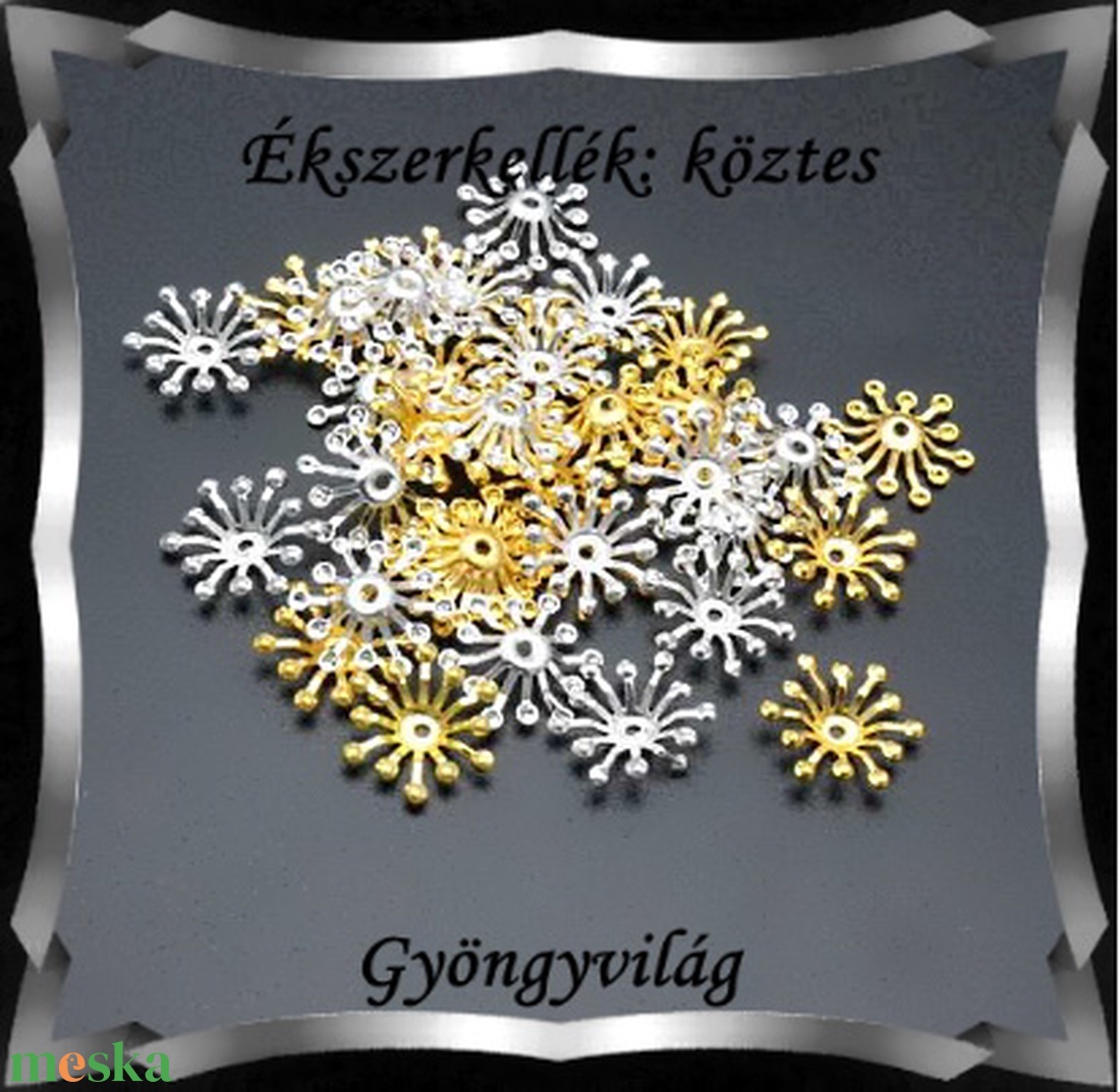 Ékszerkellék: köztes / díszítőelem / gyöngy BKÖ 1S 48-2 20db/csomag - kellékek & szerszámok - ékszerkellék - Meska.hu Ékszerkellék: köztes / díszítőelem / gyöngy BKÖ 1S 48-2 20db/csomag - kellékek & szerszámok - ékszerkellék - Meska.hu