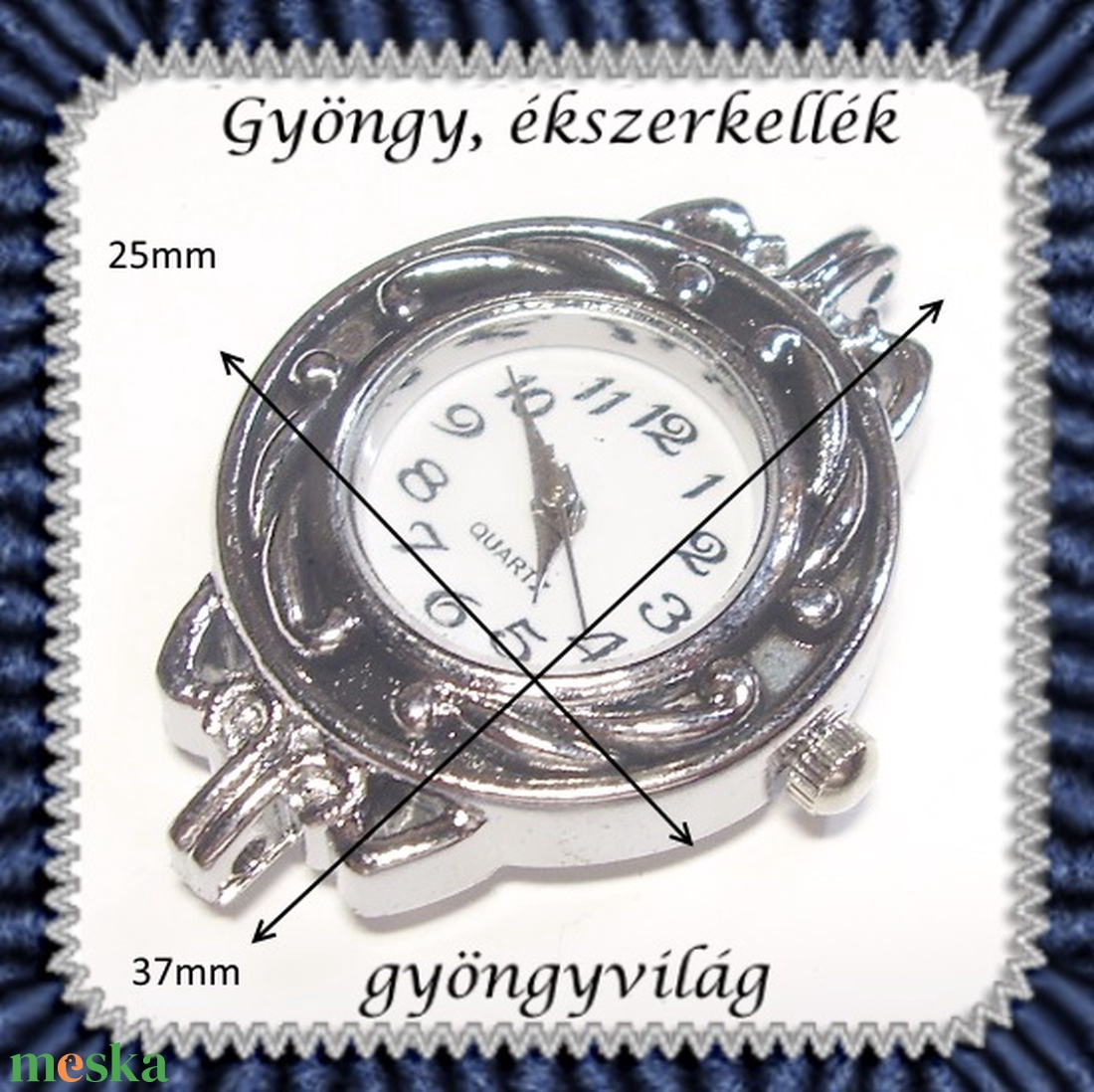 Ékszerkellék: fűzhető óra BOSZ 84 - kellékek & szerszámok - gyöngyfűzés kellékek - egyéb alkatrész - Meska.hu Ékszerkellék: fűzhető óra BOSZ 84 - kellékek & szerszámok - gyöngyfűzés kellékek - egyéb alkatrész - Meska.hu
