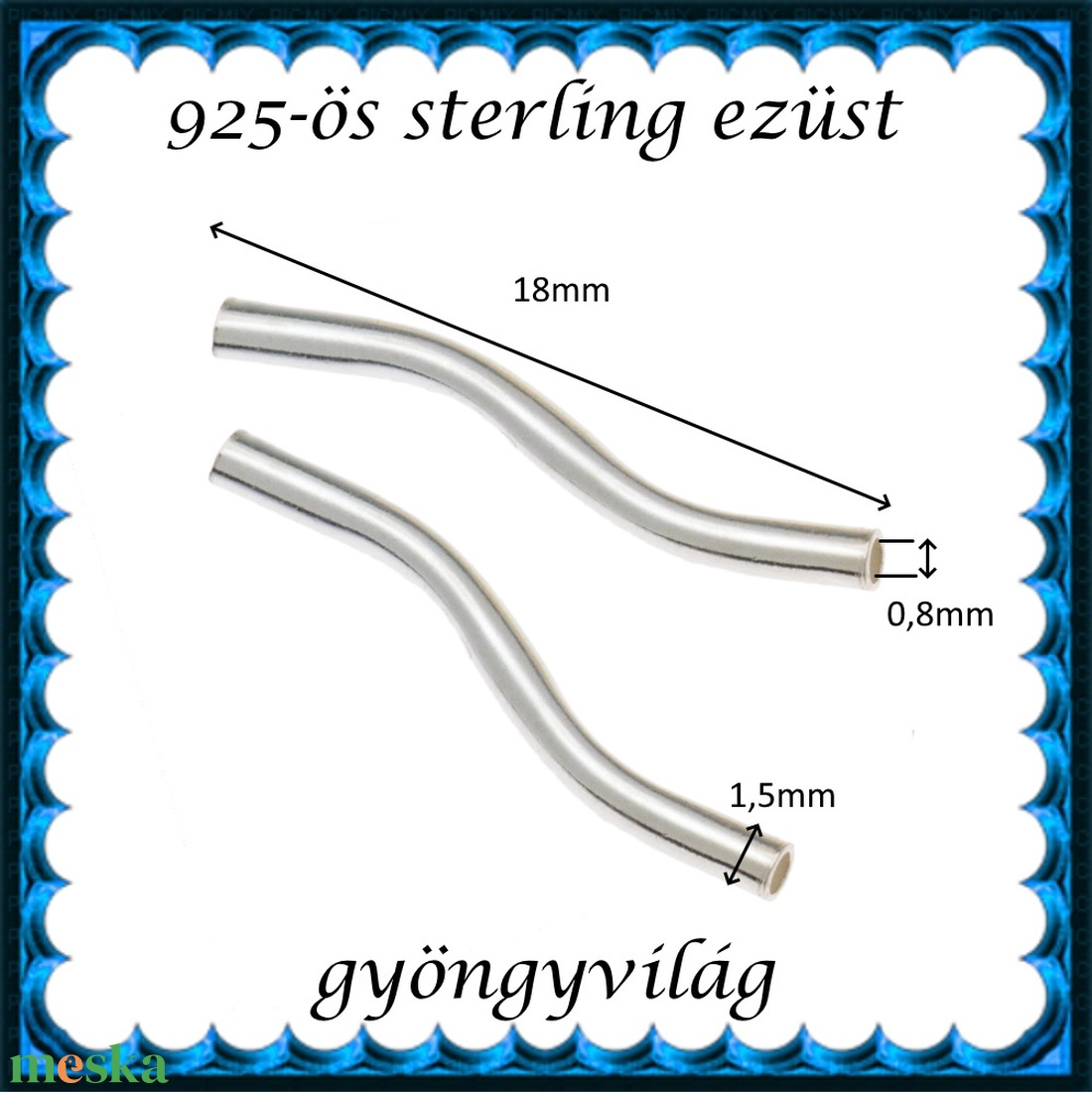925-ös sterling ezüst ékszerkellék: köztes / gyöngy / dísz EKÖ 04-18 4db/csomag - kellékek & szerszámok - gyöngyfűzés kellékek - fém köztesek - Meska.hu 925-ös sterling ezüst ékszerkellék: köztes / gyöngy / dísz EKÖ 04-18 4db/csomag - kellékek & szerszámok - gyöngyfűzés kellékek - fém köztesek - Meska.hu