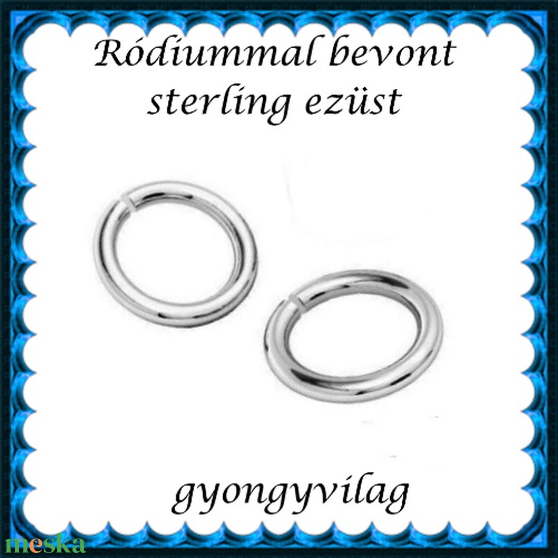 925-ös sterling ezüst ékszerkellék: karika nyitott ESZK NY 4,5x0,7 mm RH 2db/csomag - kellékek & szerszámok - gyöngyfűzés kellékek - szerelőkarika - Meska.hu 925-ös sterling ezüst ékszerkellék: karika nyitott ESZK NY 4,5x0,7 mm RH 2db/csomag - kellékek & szerszámok - gyöngyfűzés kellékek - szerelőkarika - Meska.hu