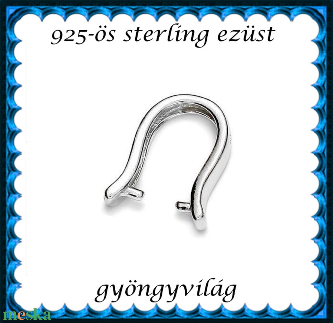 925-ös sterling ezüst ékszerkellék: medáltartó, medálkapocs EMK 63 - kellékek & szerszámok - ékszerkellék - medáltartó, medálkapocs - Meska.hu 925-ös sterling ezüst ékszerkellék: medáltartó, medálkapocs EMK 63 - kellékek & szerszámok - ékszerkellék - medáltartó, medálkapocs - Meska.hu