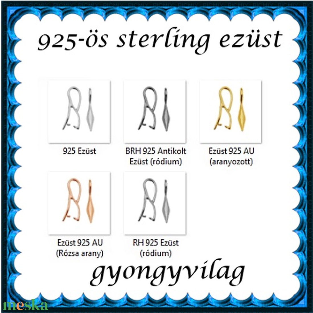 925-ös sterling ezüst ékszerkellék: medáltartó, medálkapocs EMK 78g - kellékek & szerszámok - ékszerkellék - medáltartó, medálkapocs - Meska.hu 925-ös sterling ezüst ékszerkellék: medáltartó, medálkapocs EMK 78g - kellékek & szerszámok - ékszerkellék - medáltartó, medálkapocs - Meska.hu