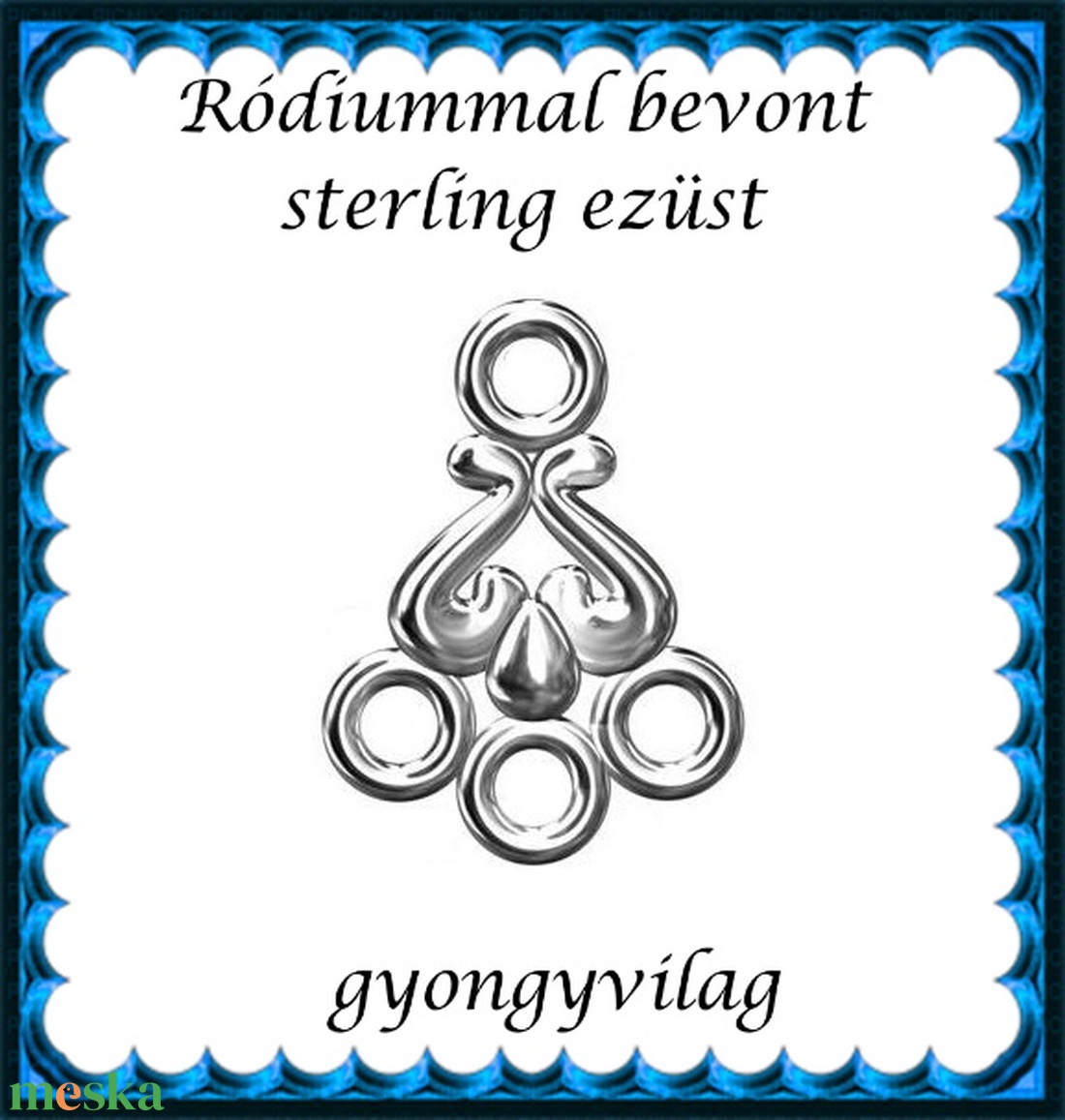 925-ös sterling ezüst ékszerkellék: kandeláber/ továbbépíthető EKA 64r - kellékek & szerszámok - gyöngyfűzés kellékek - egyéb alkatrész - Meska.hu 925-ös sterling ezüst ékszerkellék: kandeláber/ továbbépíthető EKA 64r - kellékek & szerszámok - gyöngyfűzés kellékek - egyéb alkatrész - Meska.hu