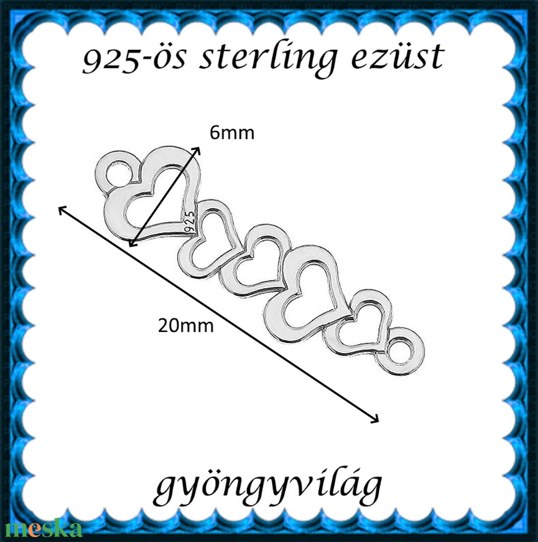 925-ös finomságú sterling ezüst kandeláber/ továbbépíthető köztes /tartó elem EKA2 68 - kellékek & szerszámok - gyöngyfűzés kellékek - egyéb alkatrész - Meska.hu 925-ös finomságú sterling ezüst kandeláber/ továbbépíthető köztes /tartó elem EKA2 68 - kellékek & szerszámok - gyöngyfűzés kellékek - egyéb alkatrész - Meska.hu