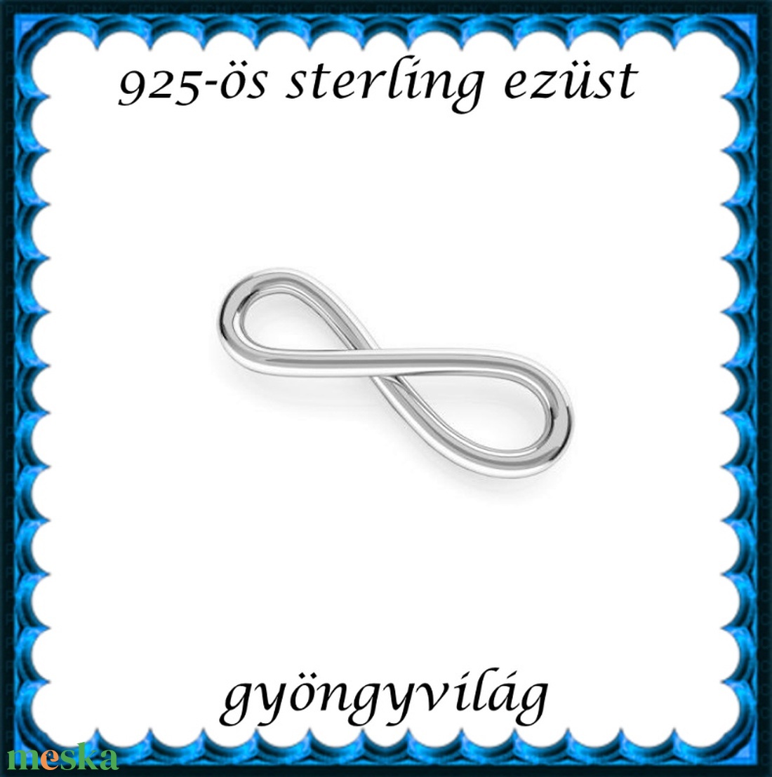 925-ös finomságú sterling ezüst kandeláber/ továbbépíthető köztes /tartó elem  EKA2 72-2 - kellékek & szerszámok - gyöngyfűzés kellékek - egyéb alkatrész - Meska.hu